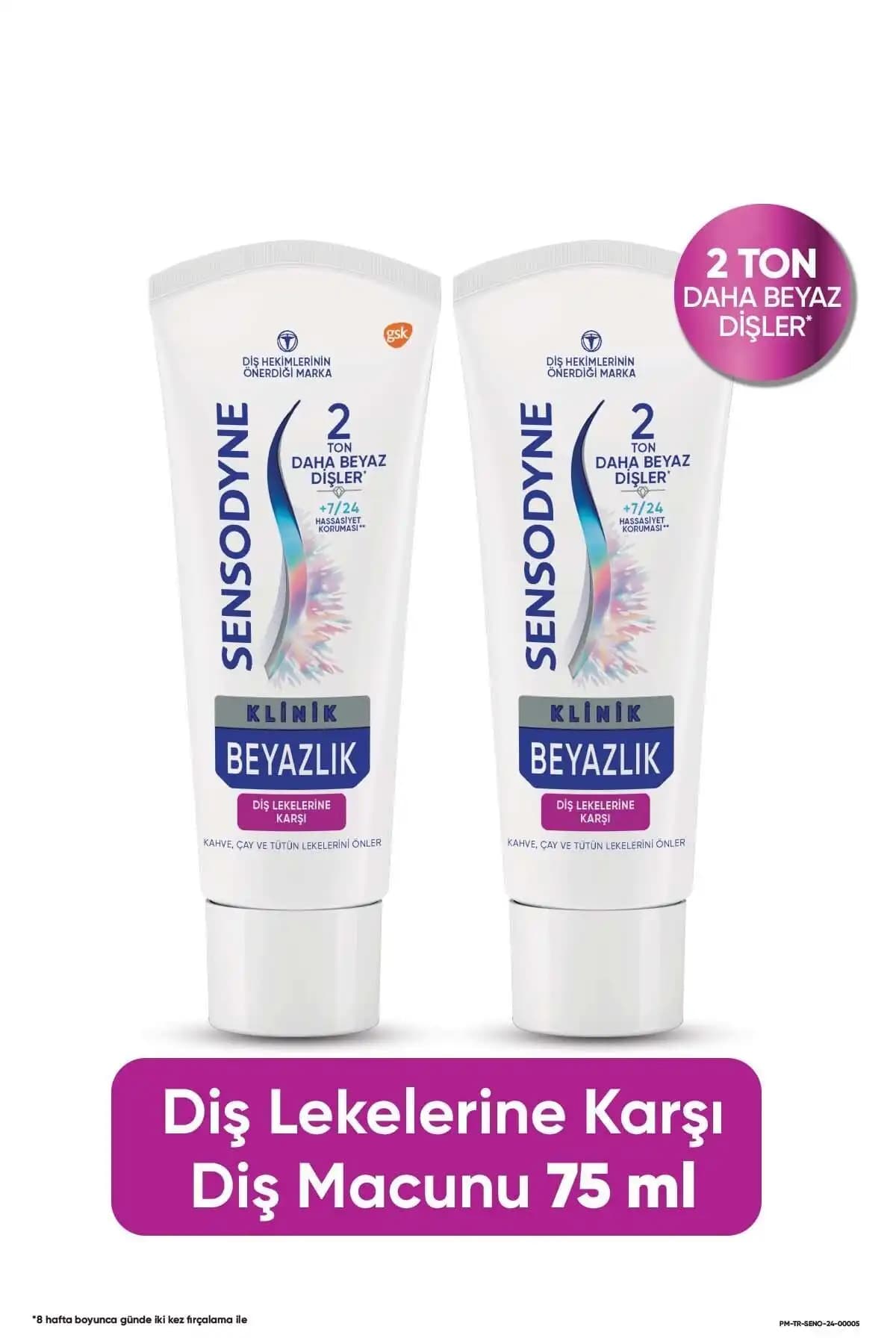 Sensodyne Çok Yönlü Koruma ve Klinik Beyazlık Diş Macunu Karşılaştırması 2