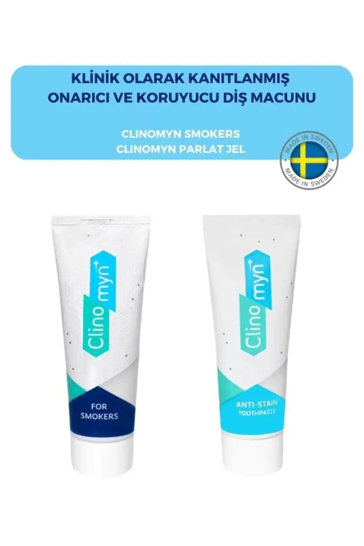Clinomyn Fresh Diş Beyazlatan ve Parlatan Jel ve Temizle Parlat Diş Macunu Karşılaştırması