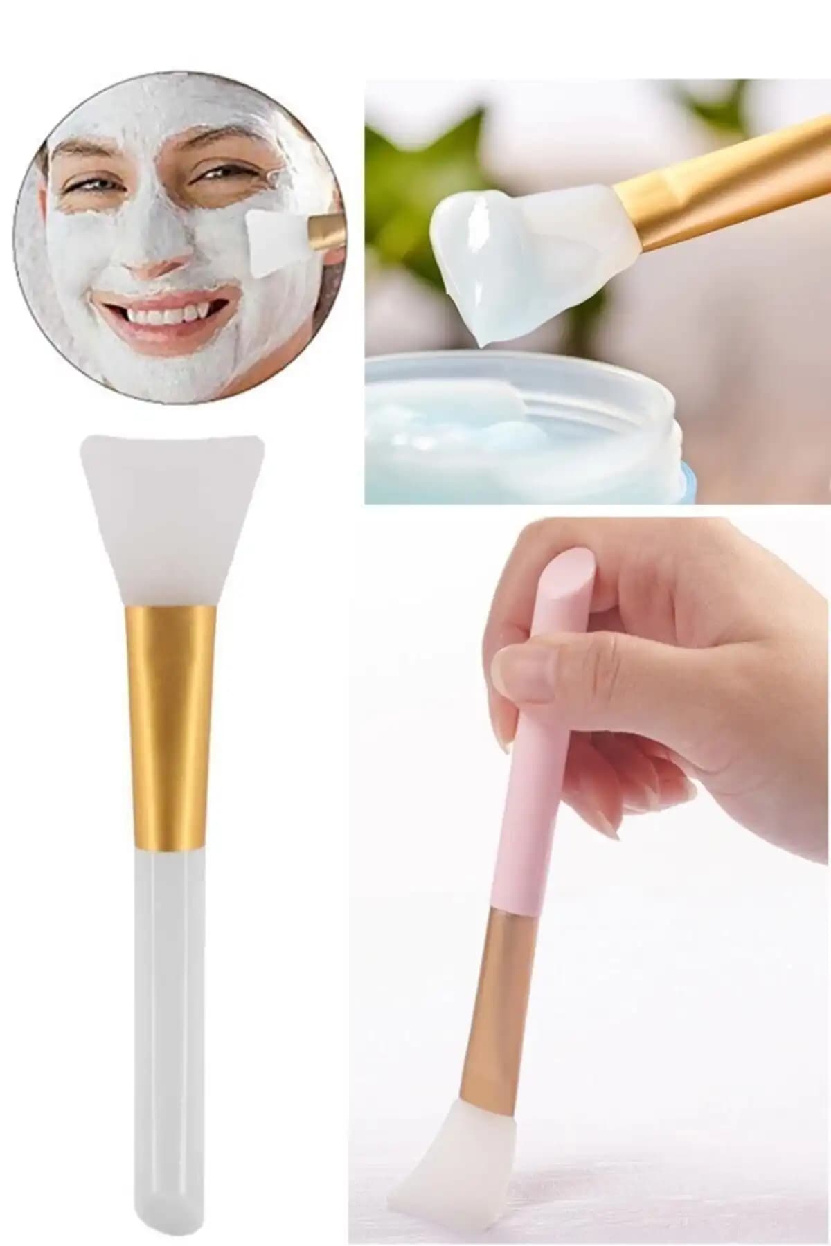 Kitchen Beauty Silikon Maske Sürme Spatulası: Hijyenik ve Pratik Cilt Bakım Aracı