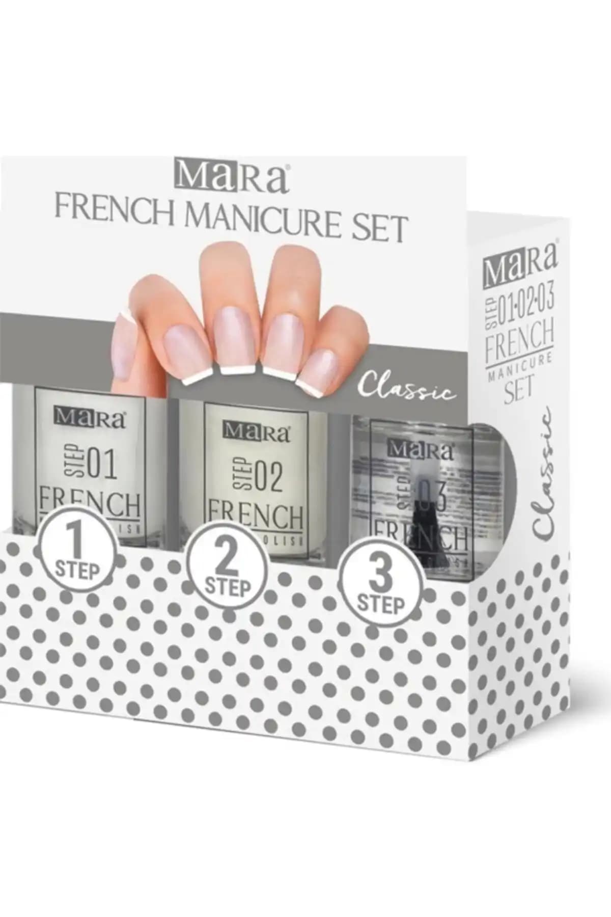 Mara French Manikür Oje Seti ile Pastel Synee French Set 01 04 54 Karşılaştırması 1