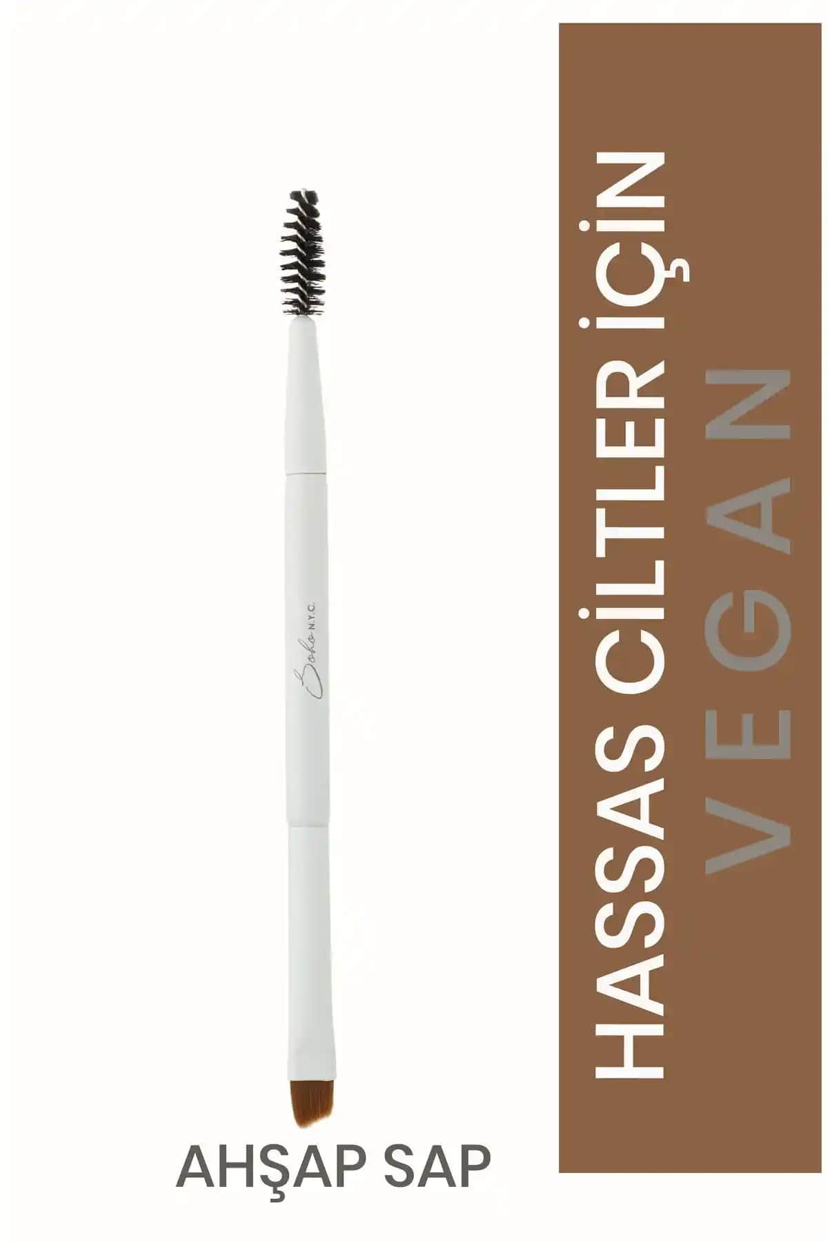 Soho N.Y.C. Vegan Kaş ve Kirpik Makyaj Fırçası - Ergonomik ve Çok Yönlü Tasarım