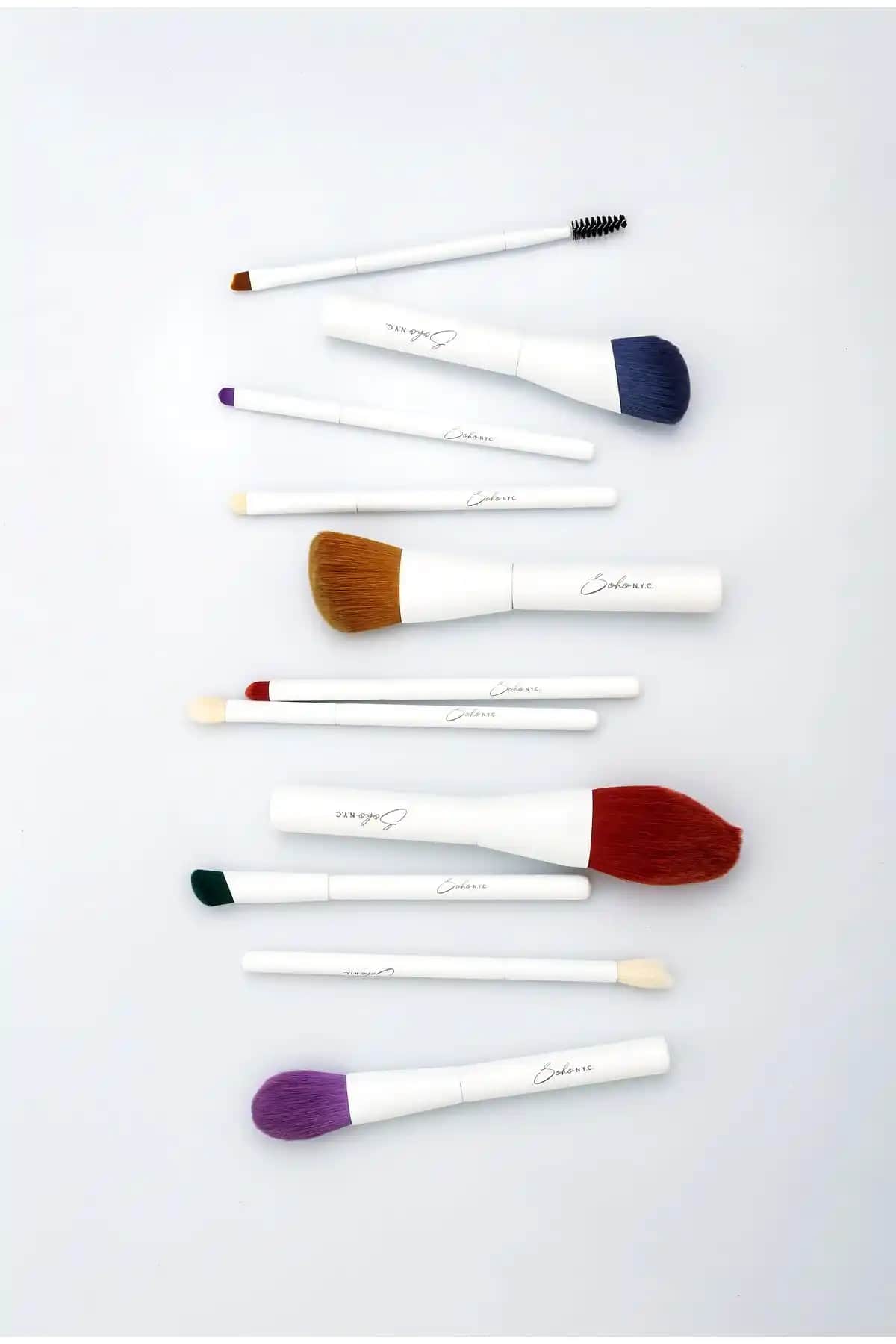 Soho N.Y.C. Vegan Makyaj Fırçası Seti 11 Parça Çevre Dostu ve Etik Ürünler