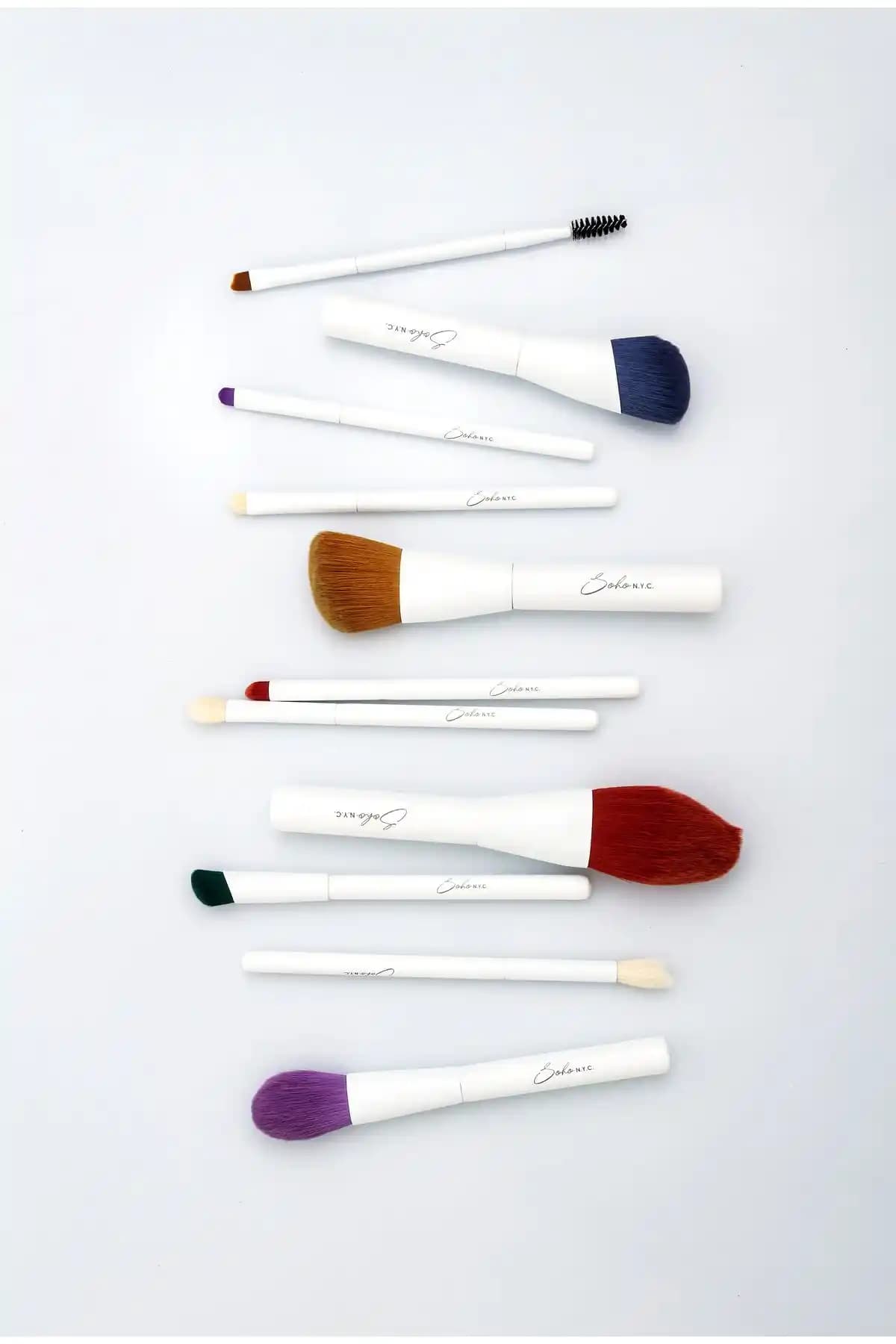 Soho N.Y.C. Vegan Makyaj Fırçası Seti 11 Parça Çevre Dostu ve Etik Ürünler