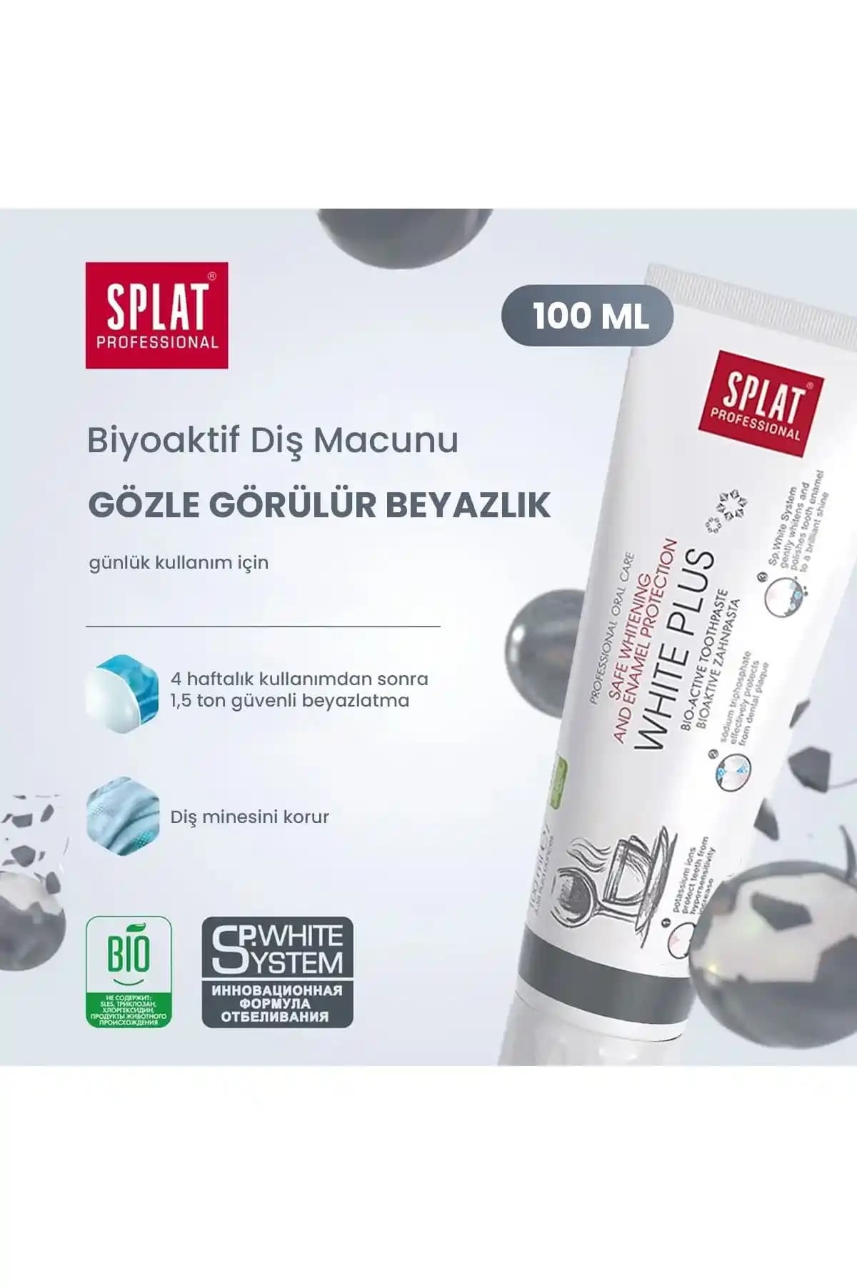 Splat Profesyonel White Plus ve Splat Special Extreme White Diş Macunlarının Karşılaştırması