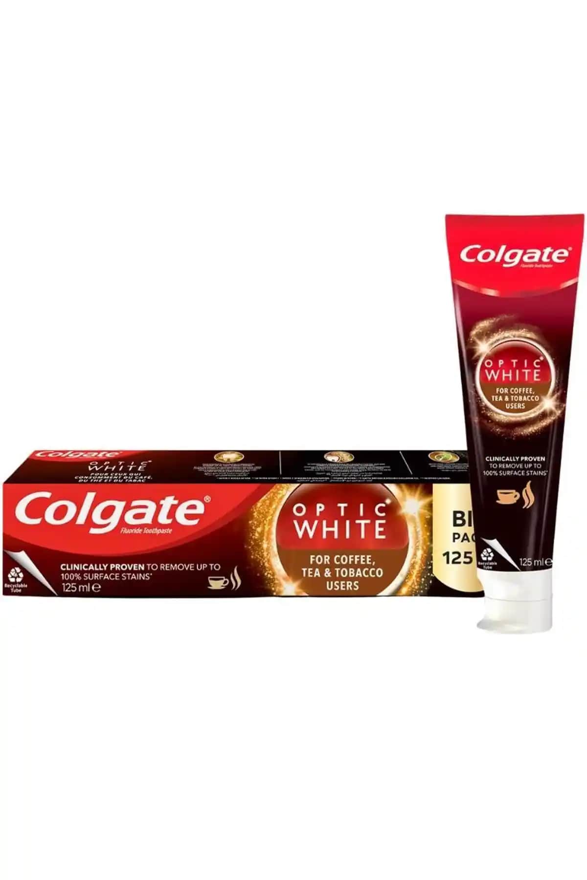 Colgate Optic White Diş Macunları Karşılaştırması Kahve Tütün ve Oksijen Teknolojisi