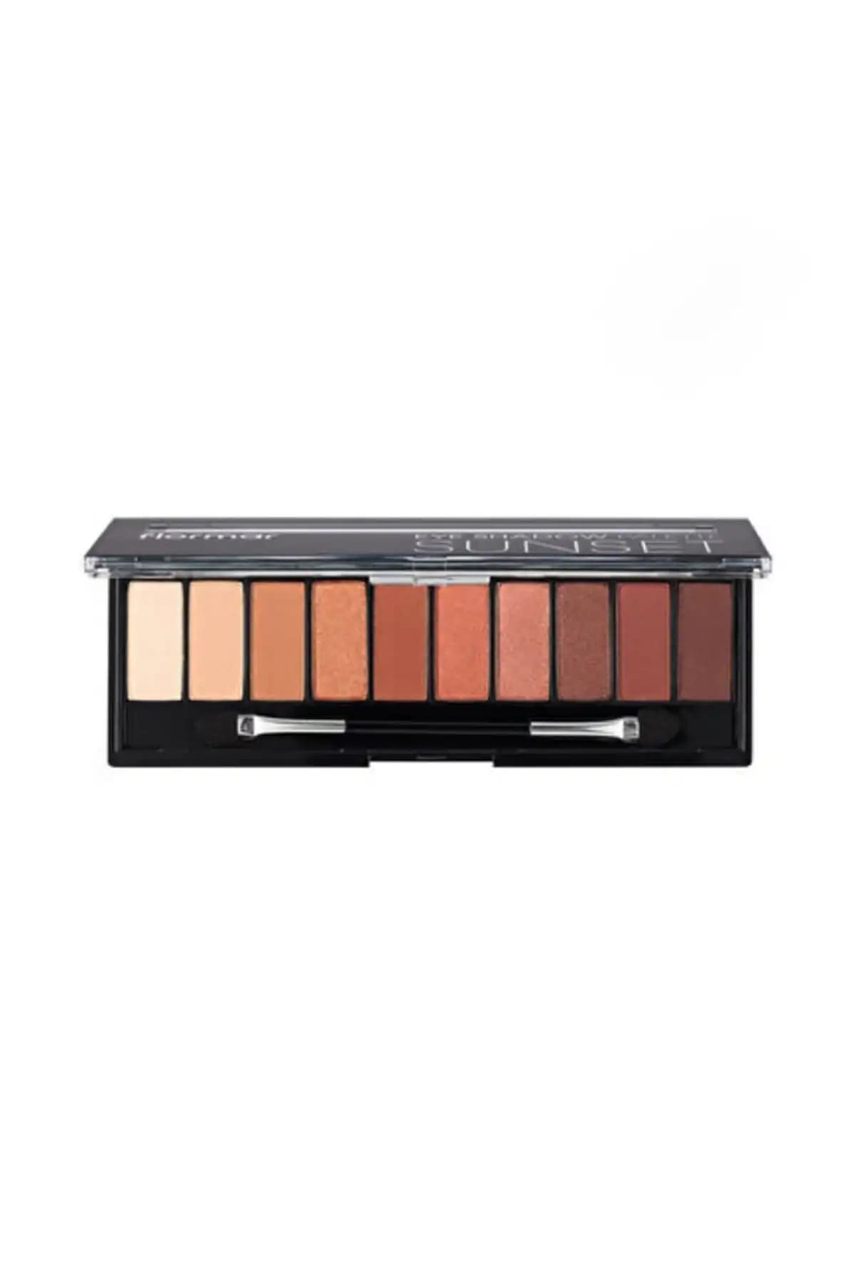Flormar Sunset 10'lu Far Paleti: Nude ve Toprak Tonlarıyla Doğal Makyajlar