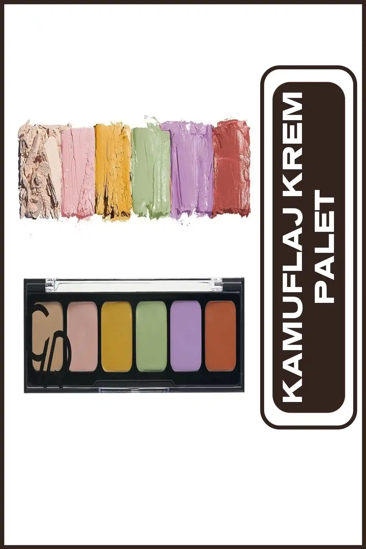 Golden Rose Correct & Conceal Kamuflaj Krem Paleti Cilt Kusurlarını Gizler ve Doğal Görünüm Sağlar