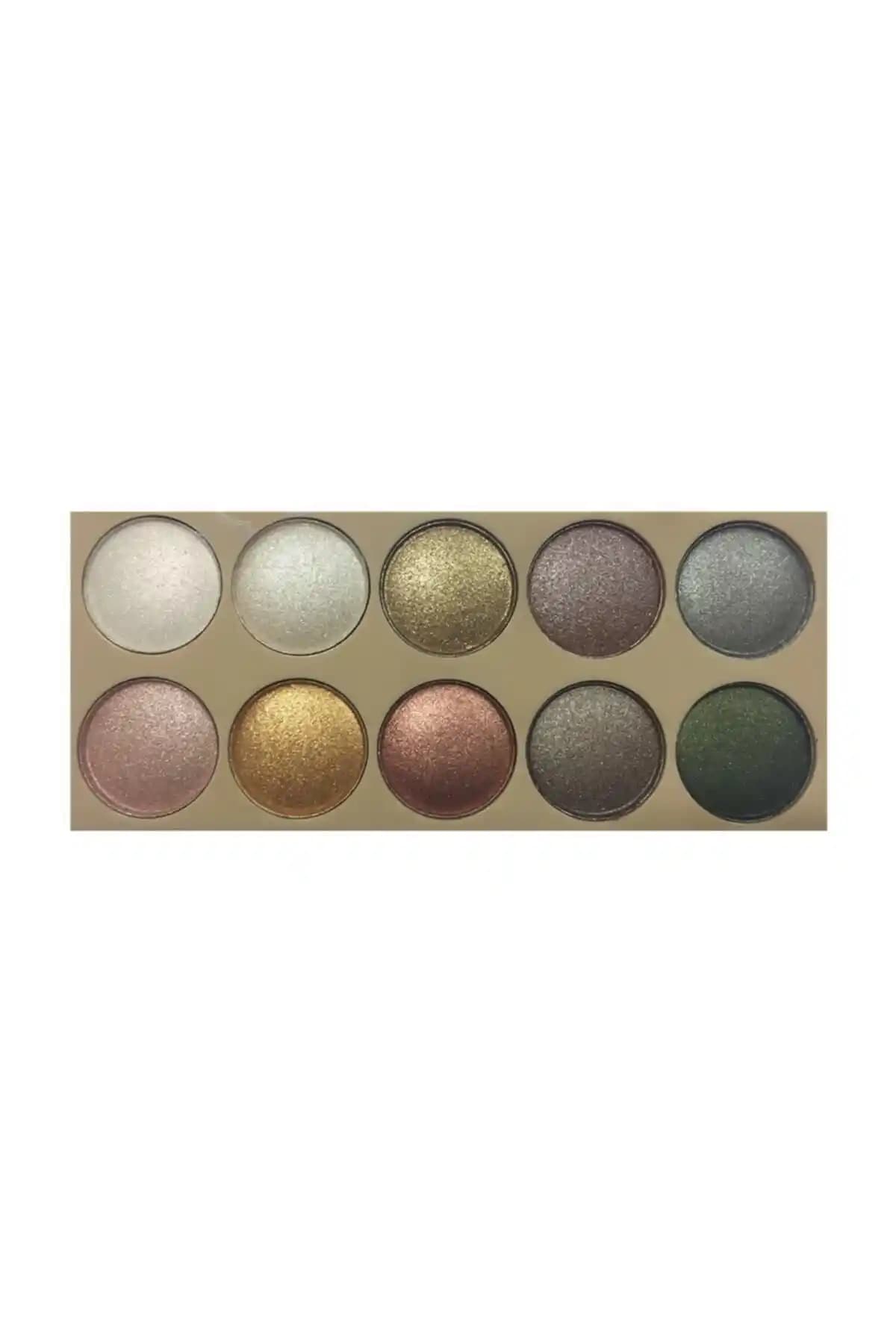 Makeuptime Renkli Diamond Far Paleti 02 Göz Makyajında Şıklık ve Parlaklık Sunar