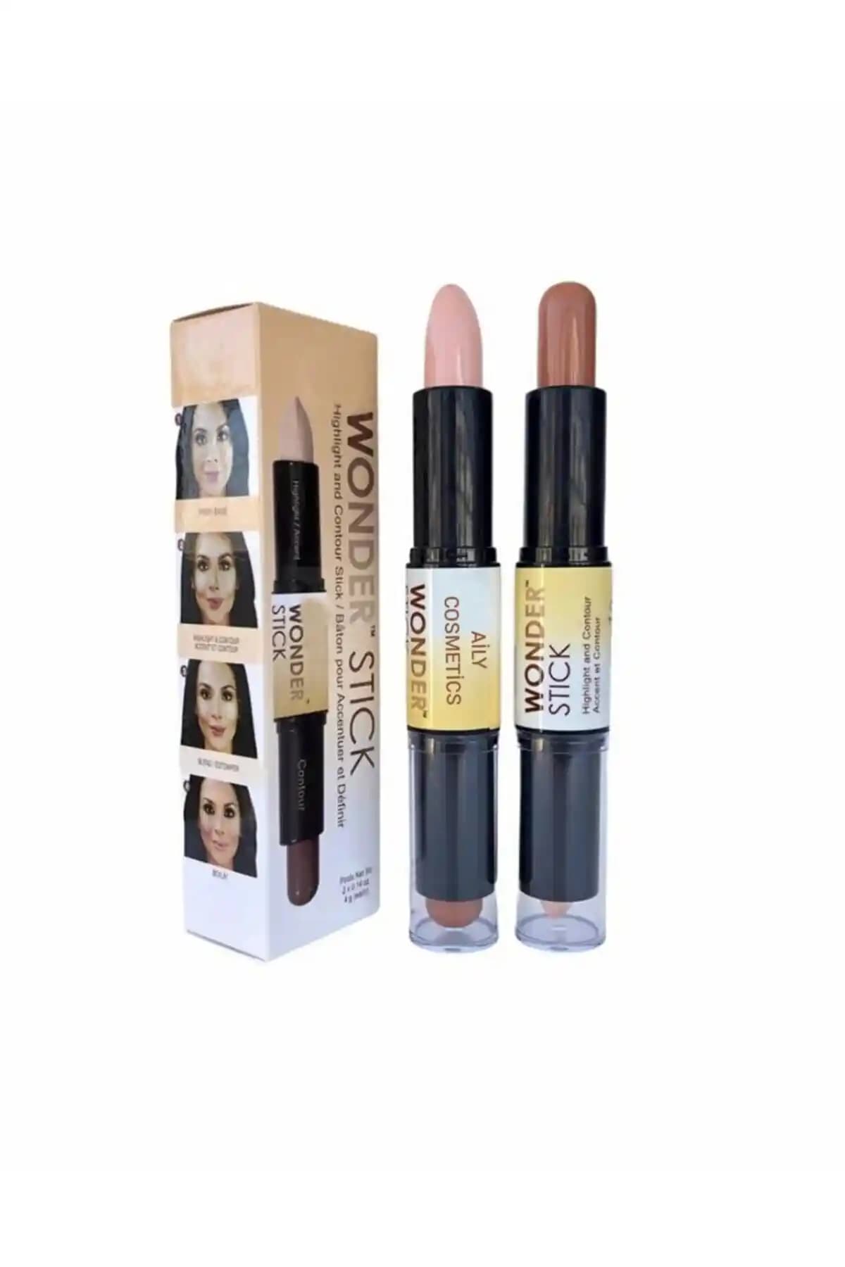 AİLY COSMETİCS Aily Wonder ve NYX Stick Kontür Aydınlatıcı Ürünleri Karşılaştırması