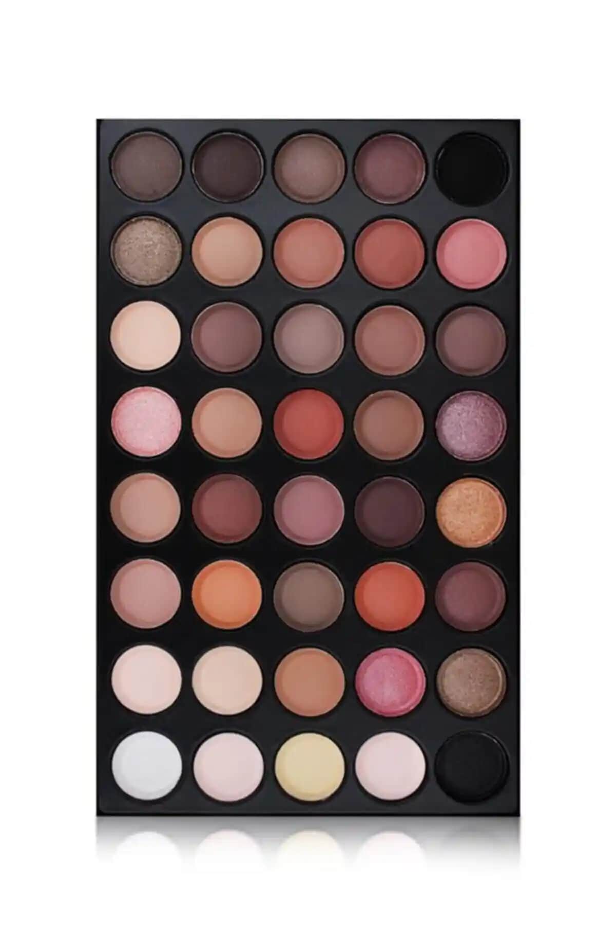 MUJGAN Siyah 40'lı Mat Sedefli Far Paleti: Renk Çeşitliliği ve Uzun Süre Kalıcılık