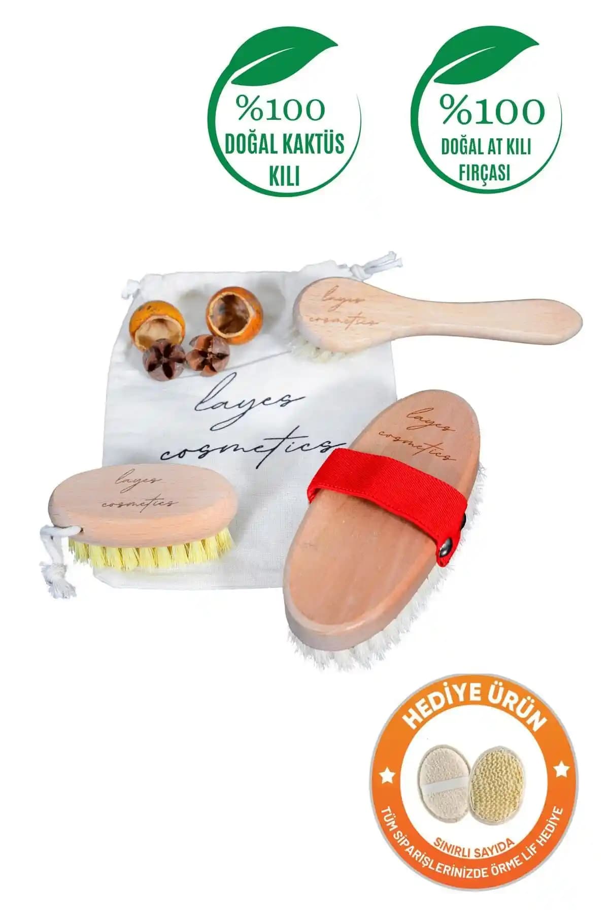 Layes Doğal Tırnak ve Mesla Organik Selülit Fırçası Karşılaştırması