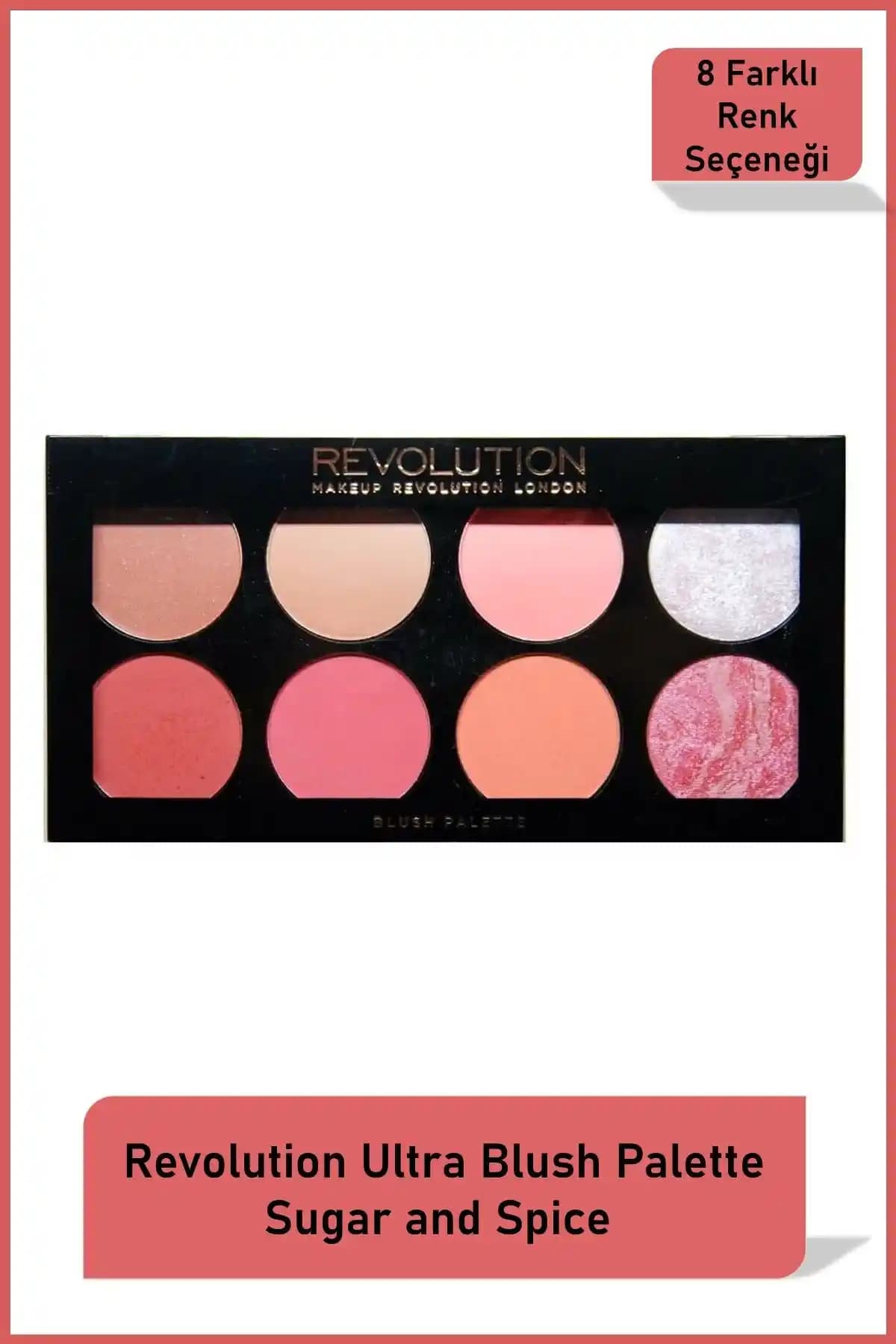 Revolution Ultra Sugar And Spice Allık Paleti: Çok Yönlü ve Kaliteli Makyaj Deneyimi