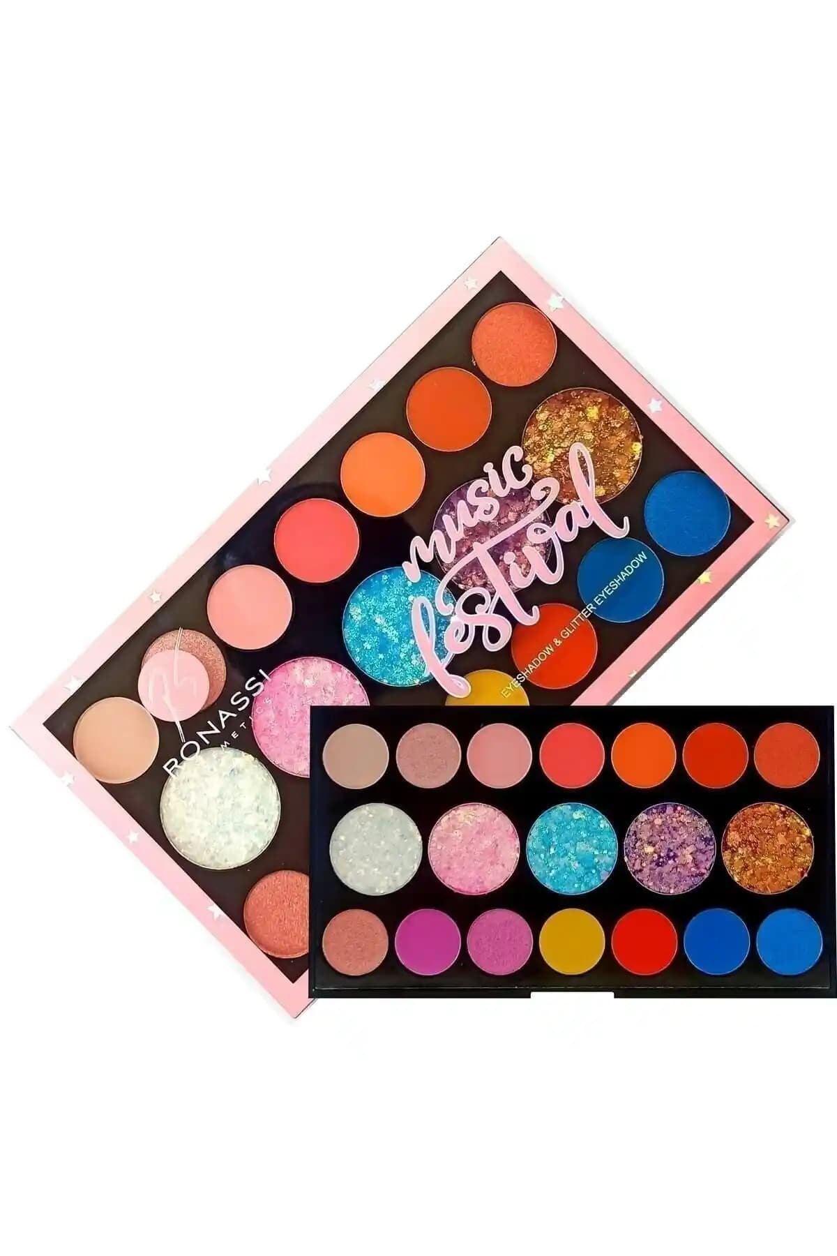 RS Ronassi Cosmetics Müzik Festivali 2019'lu Göz Farı Paleti Parlak ve Çok Yönlü Renk Seçenekleriyle