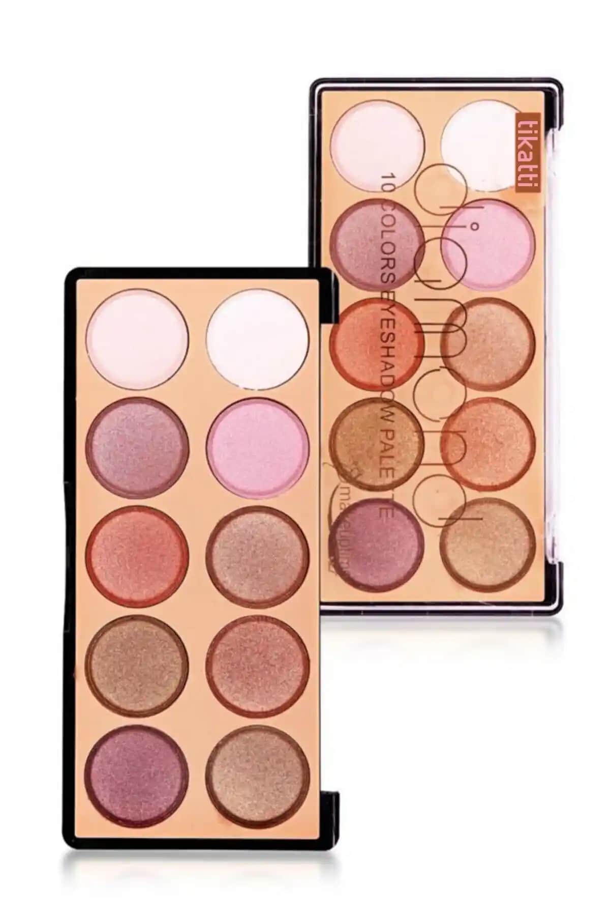 Tikatti Diamond 10'lu Far Paleti 01 ile Parlak ve Canlı Göz Makyajı Deneyimi