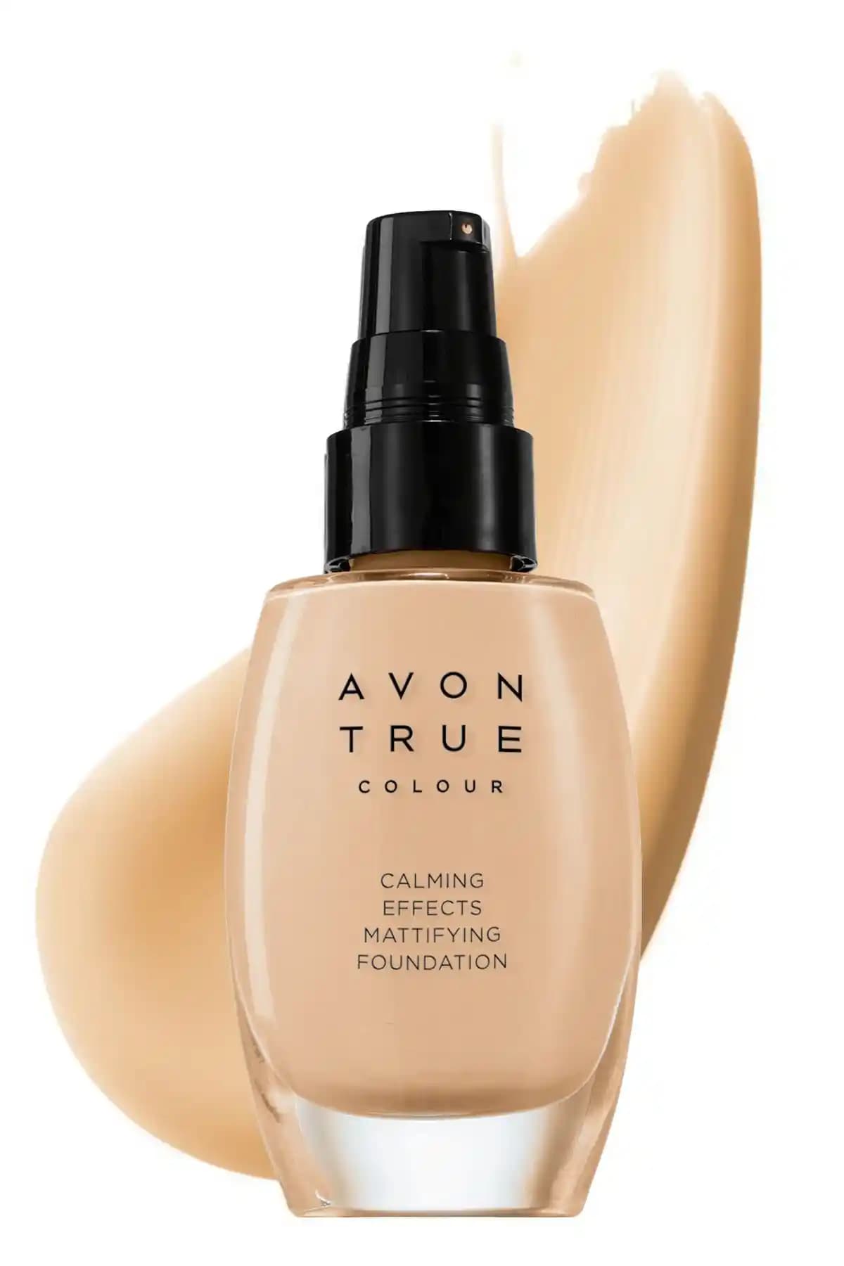 Avon Calming Effects Mat Fondöten 30 Ml Günlük Kullanım İçin Yüksek Kapatıcılık ve Doğal Mat Görünüm