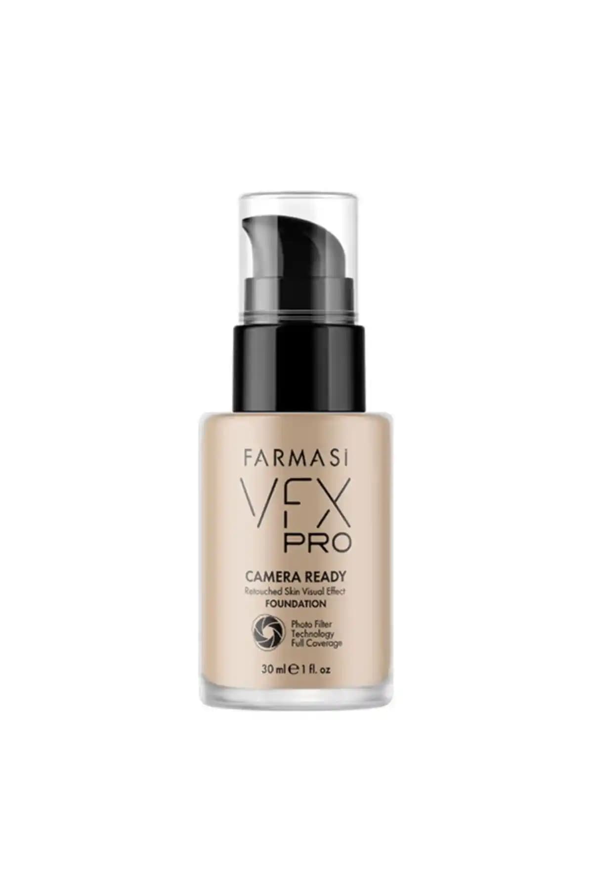 Farmasi VFX Pro Cashmere Fondöten 30ml yüksek kapatıcılık ve doğal görünüm sağlayan ürün