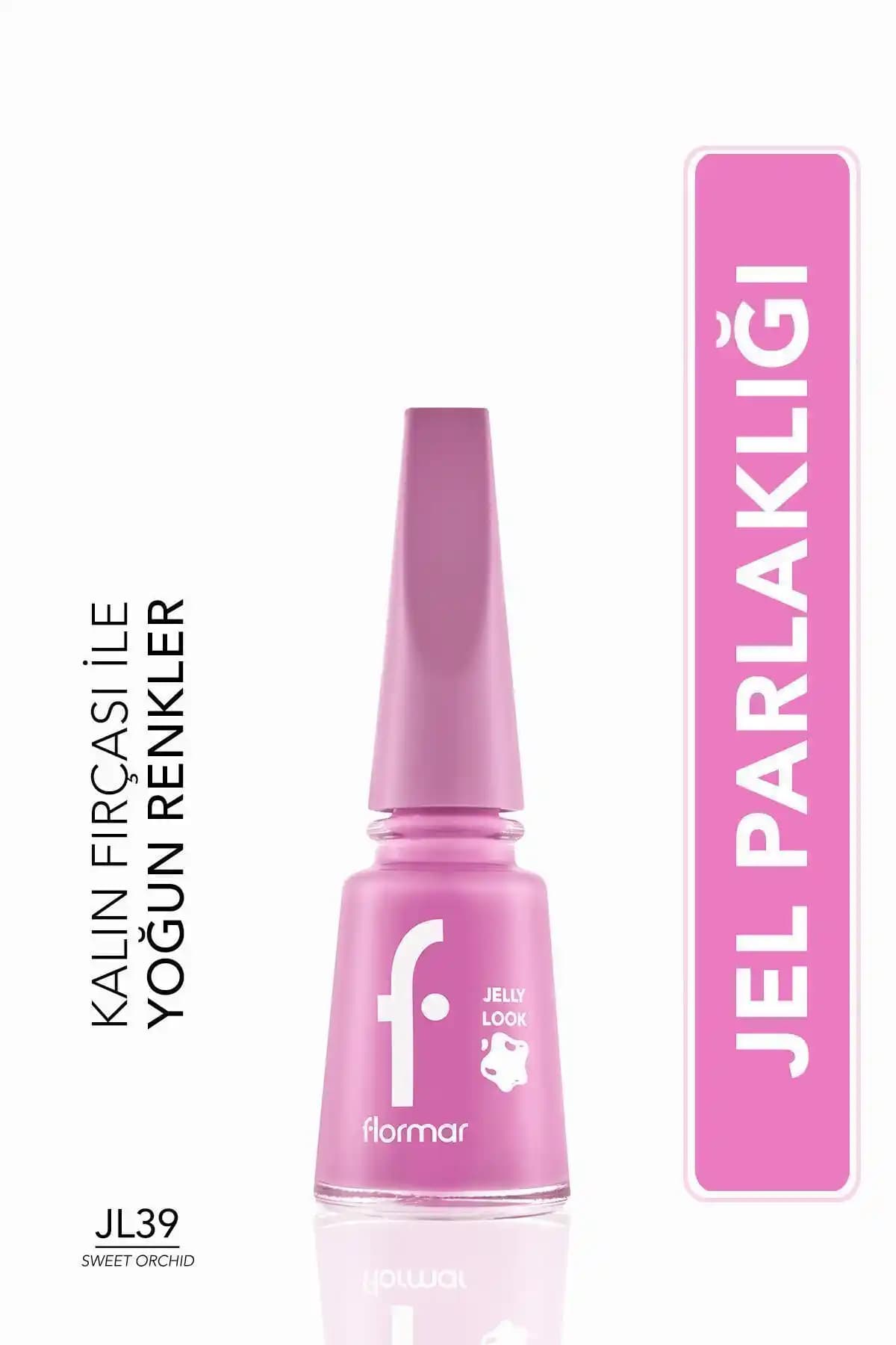 Flormar Jelly Look Oje Sweet Orchid: Parlak ve Zarif Tırnaklar İçin Mükemmel Seçenek