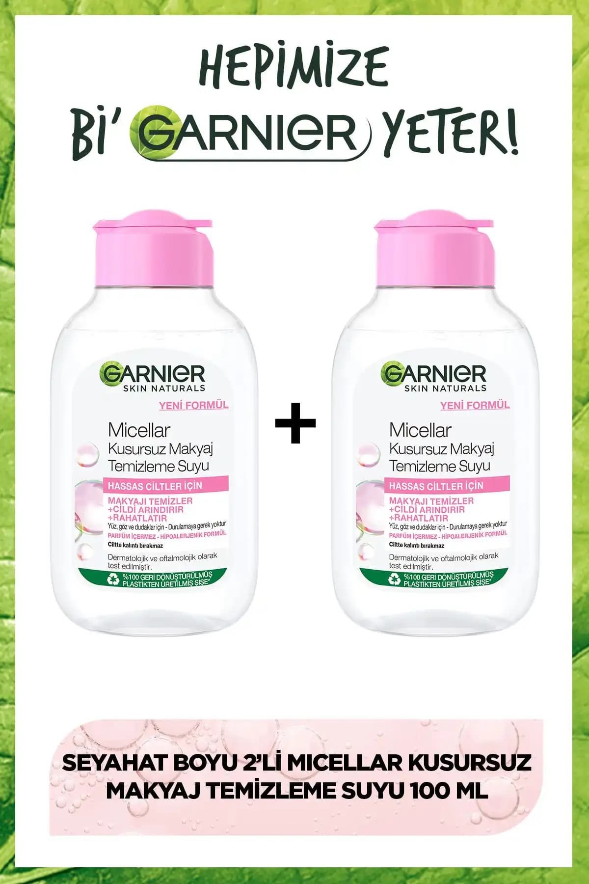 Garnier Micellar Kusursuz Makyaj Temizleme Suyu Seyahat ve Günlük Kullanım İçin Pratik Çözüm