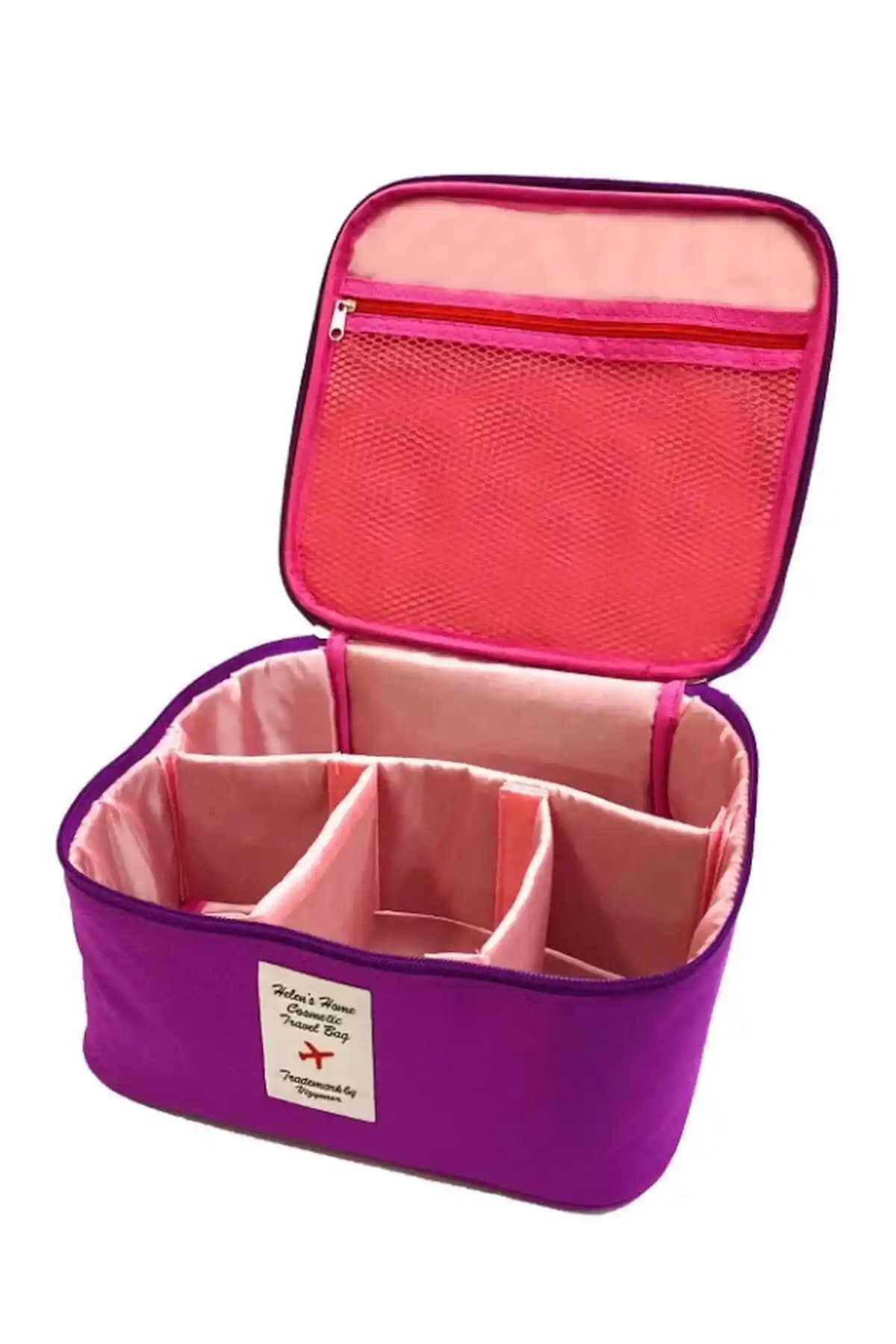 Helen's Home Kozmetik Makyaj Çantası: Şık ve İşlevsel Seyahat ve Günlük Kullanım İçin