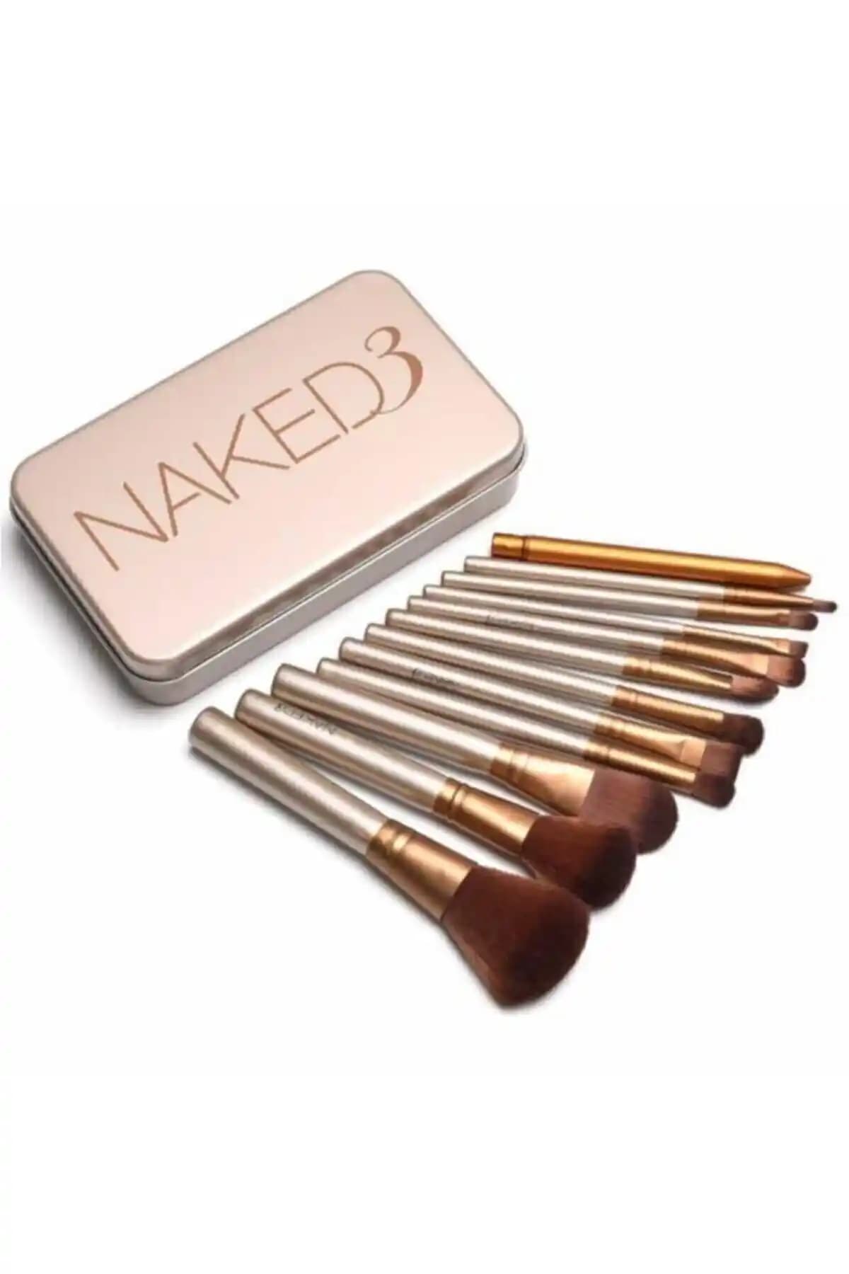 İzla Bambu Saplı 12 Parça Makyaj Fırça Seti Doğa Dostu ve Şık Tasarım