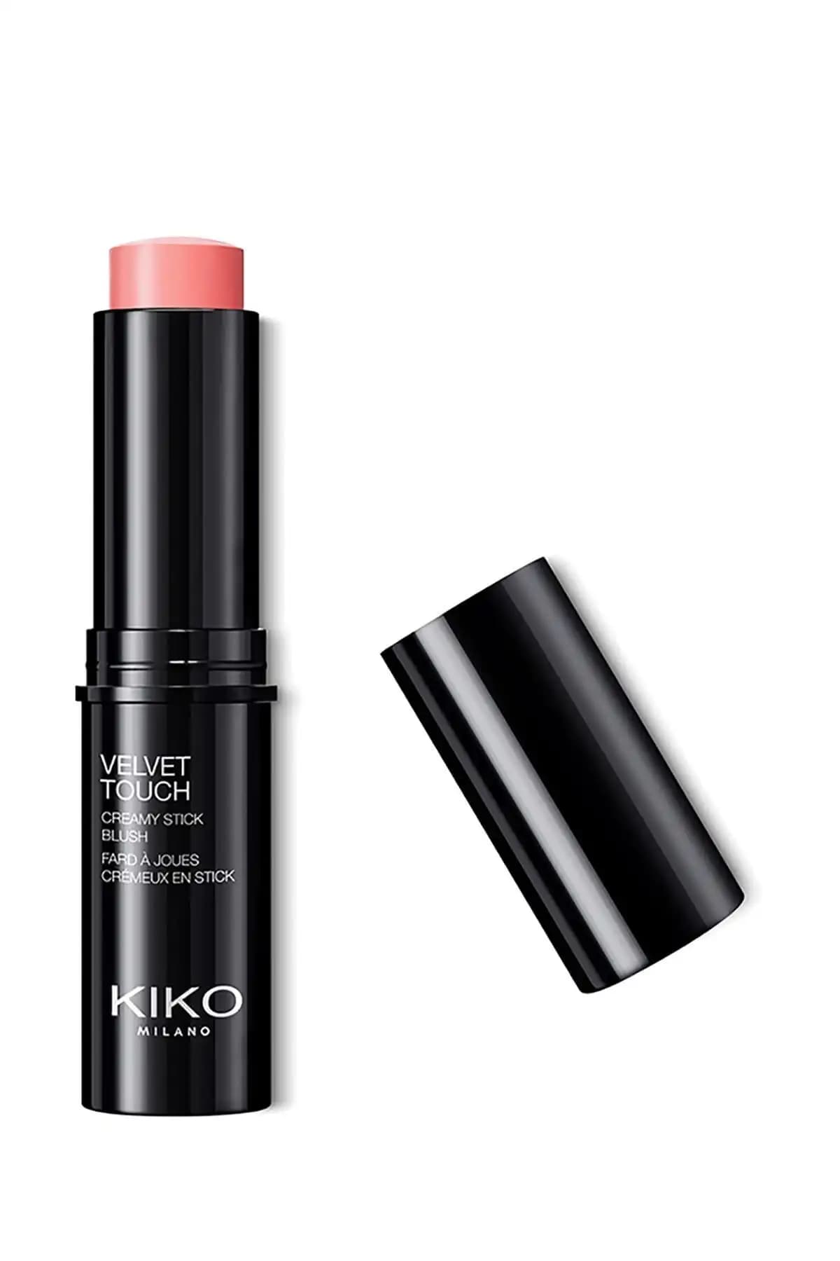 KIKO Velvet Touch Creamy Stick Blush 02 Golden Peach Doğal ve Pratik Kullanımlı Allık