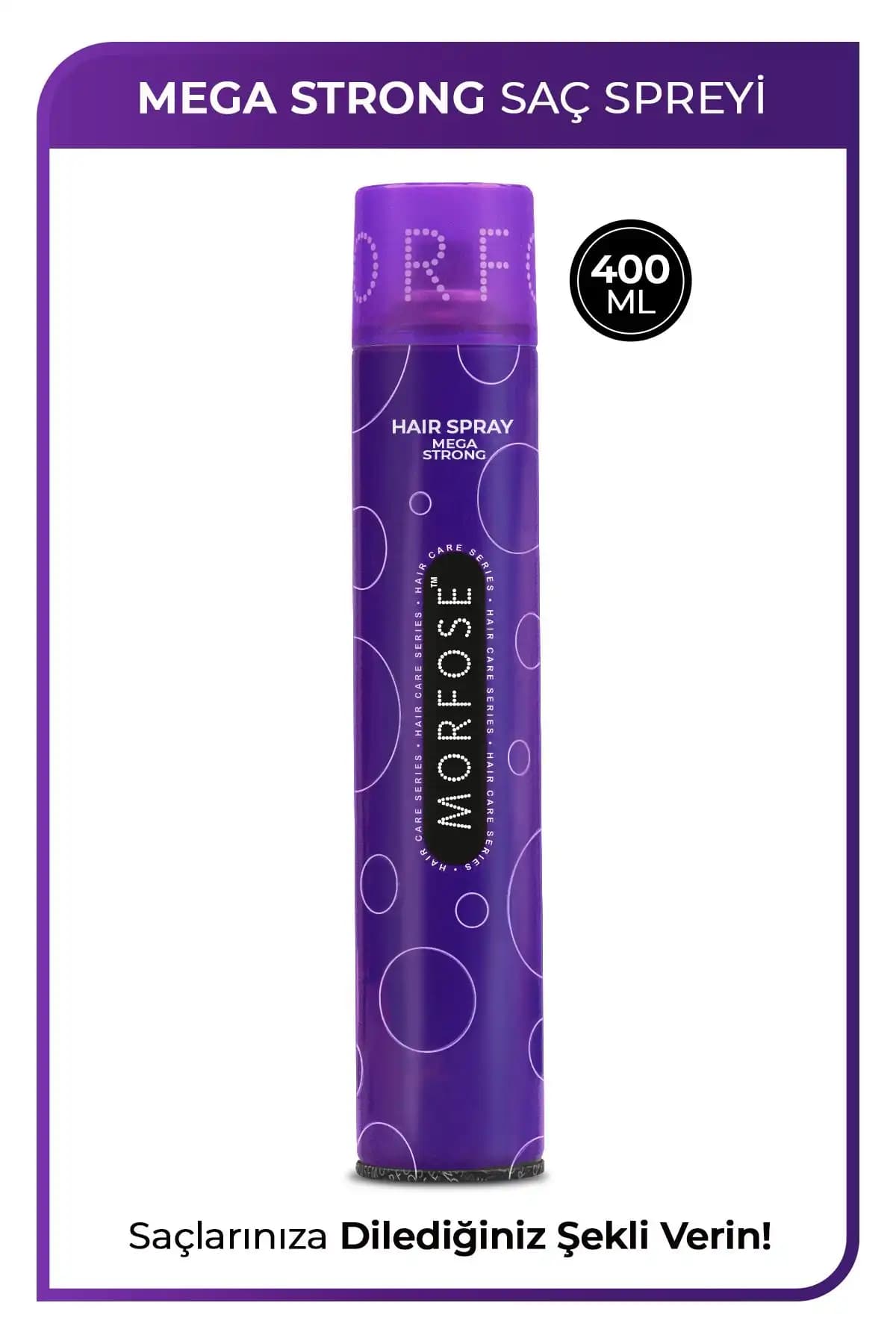 Morfose Extra Strong Siyah ve Mega Strong Mor Saç Spreyi Karşılaştırması 2
