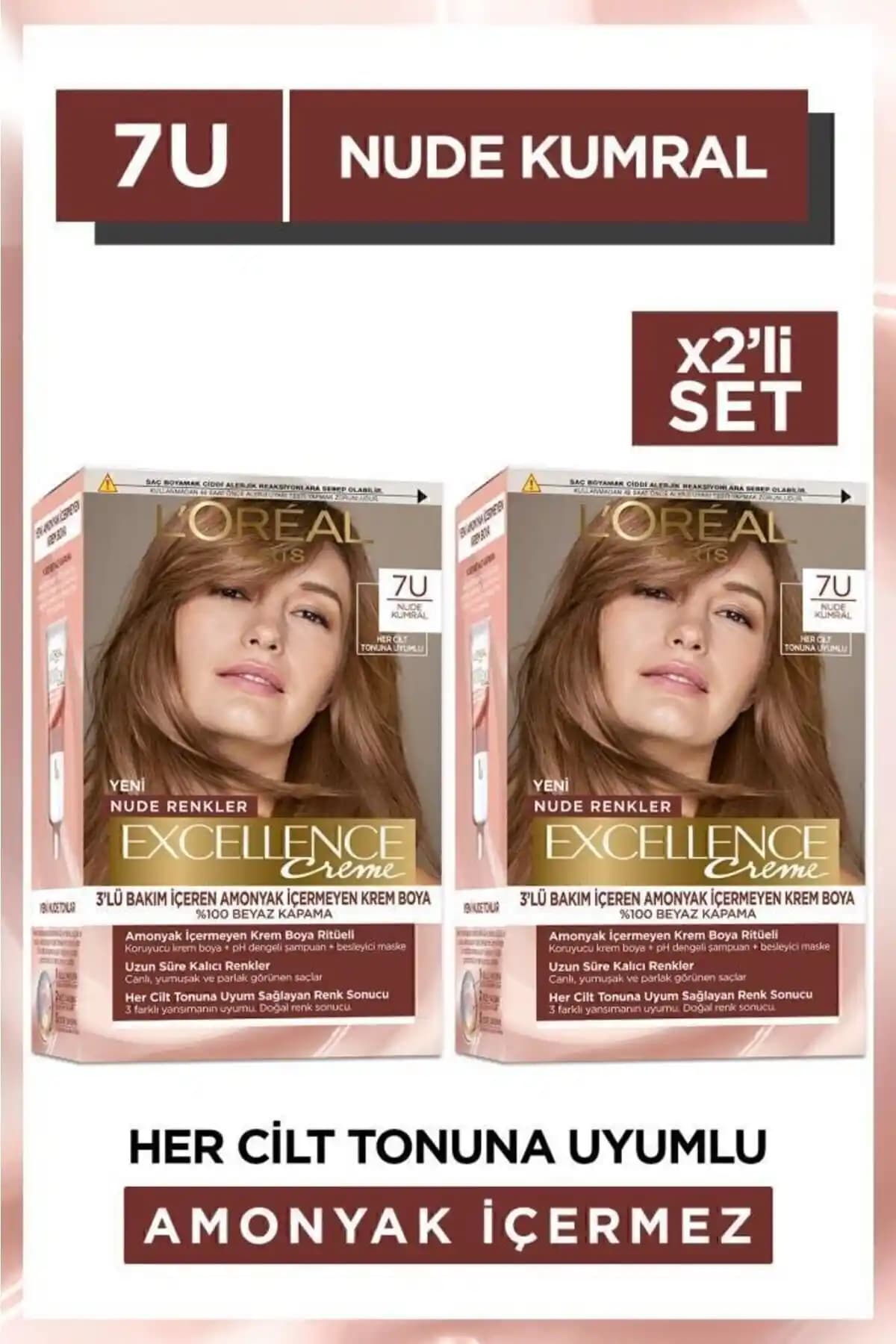 L'Oreal Paris Excellence Creme Nude ve Türk Kahvesi Saç Boyası Karşılaştırması