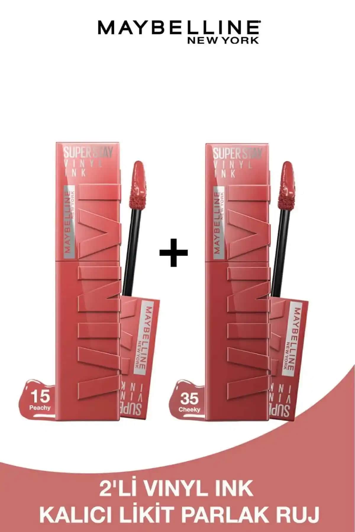 Maybelline Super Stay Vinyl Ink Uzun Süre Kalıcı Likit Ruj Seti İncelemesi