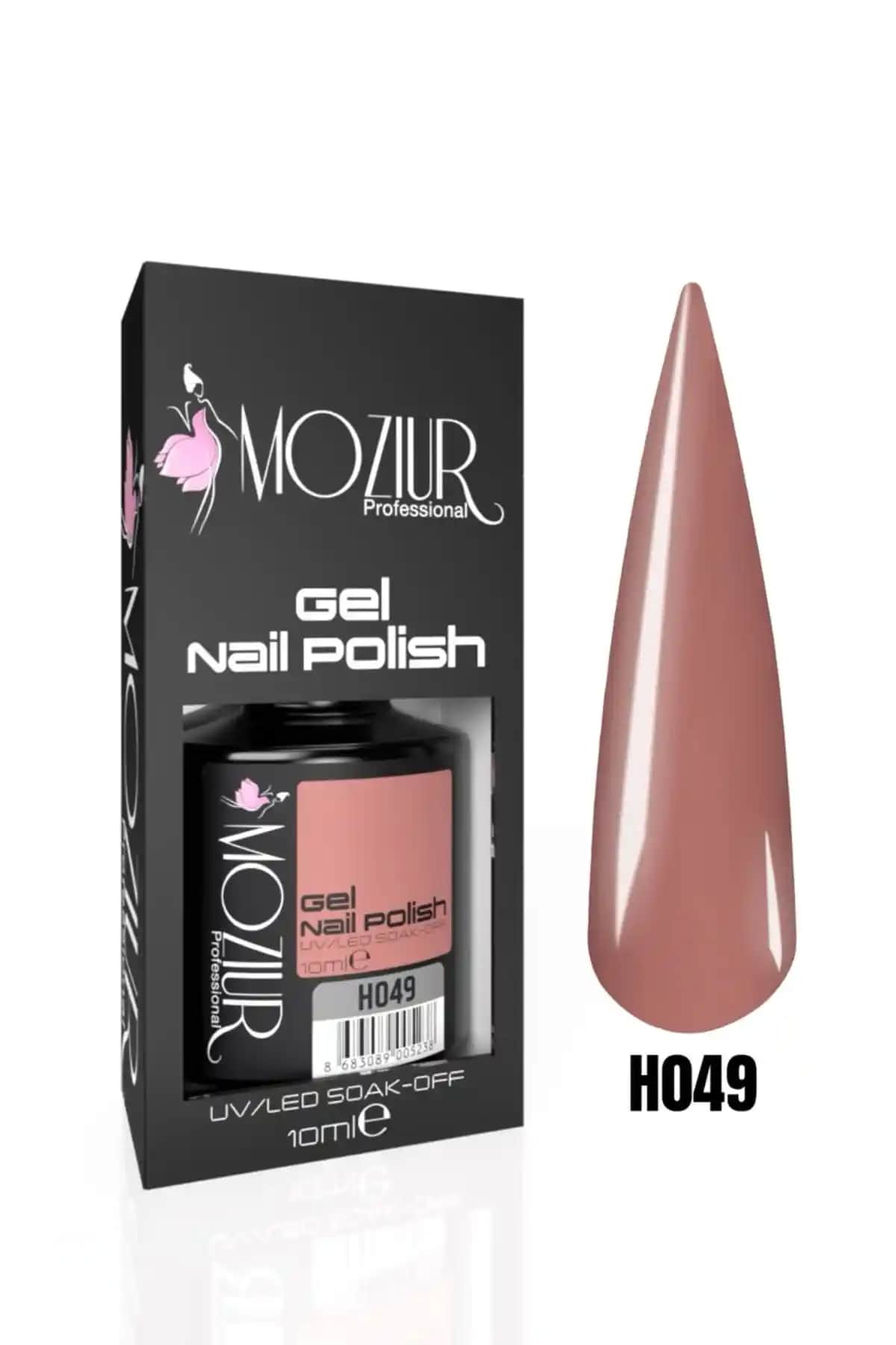 MOZIUR Kalıcı Oje UV Led H049 10ml Estetik ve Dayanıklılık Sunan Profesyonel Oje