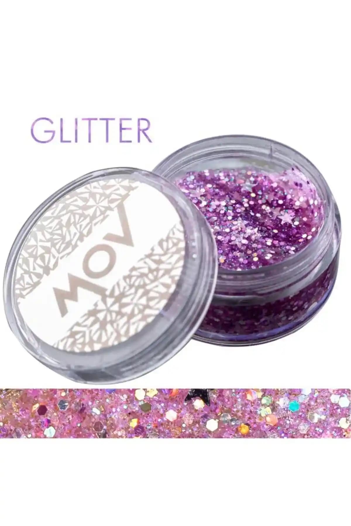 Mov Jel Formlu Parlak Glitter No:2 Lila ve No:4 Gri Karşılaştırması
