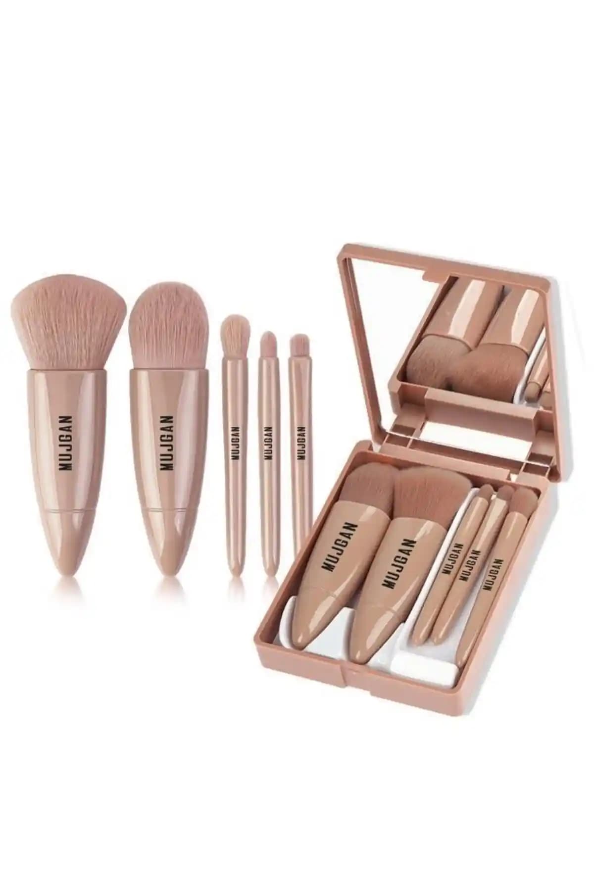 MUJGAN Profesyonel Taşınabilir Aynalı Makyaj Fırça Seti İncelemesi ve Kullanıcı Yorumları