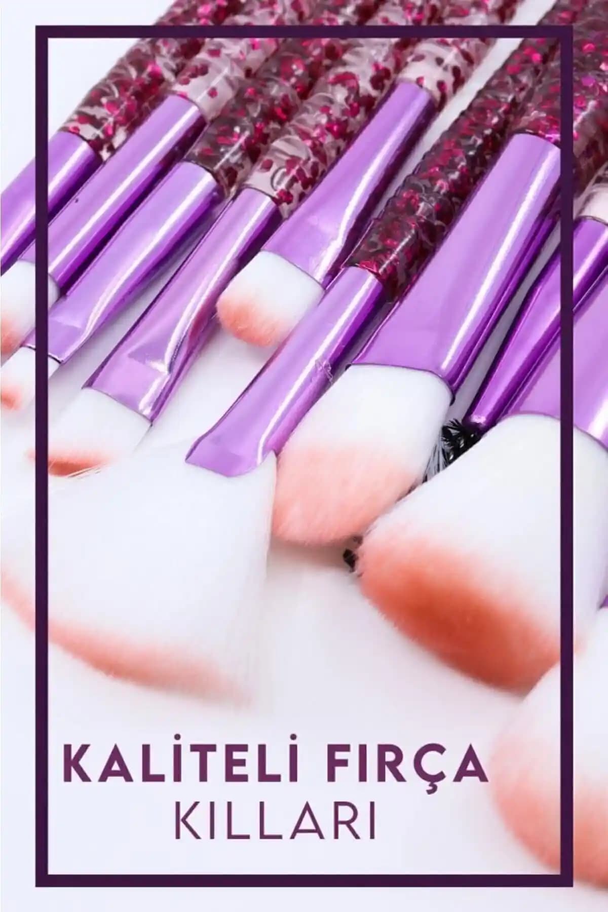 Mükkemmel ve Şık MUJGAN Udmkx 10'lu Makyaj Fırça Seti ile Profesyonel Uygulamalar