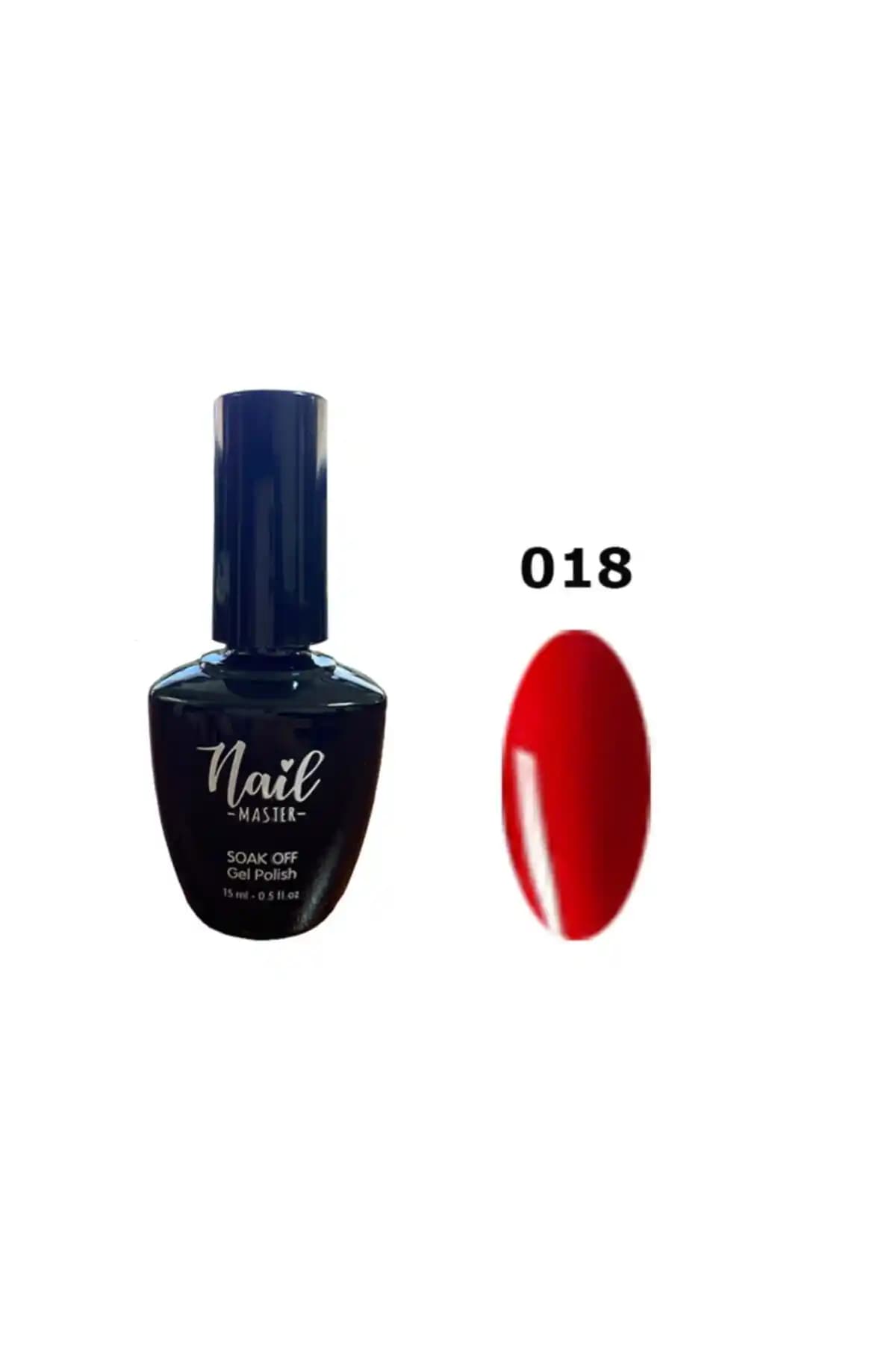 Nail Master Kalıcı Oje 15ml Koyu Kırmızı - Uzun Süre Dayanıklı ve Parlak Tırnak Rengi