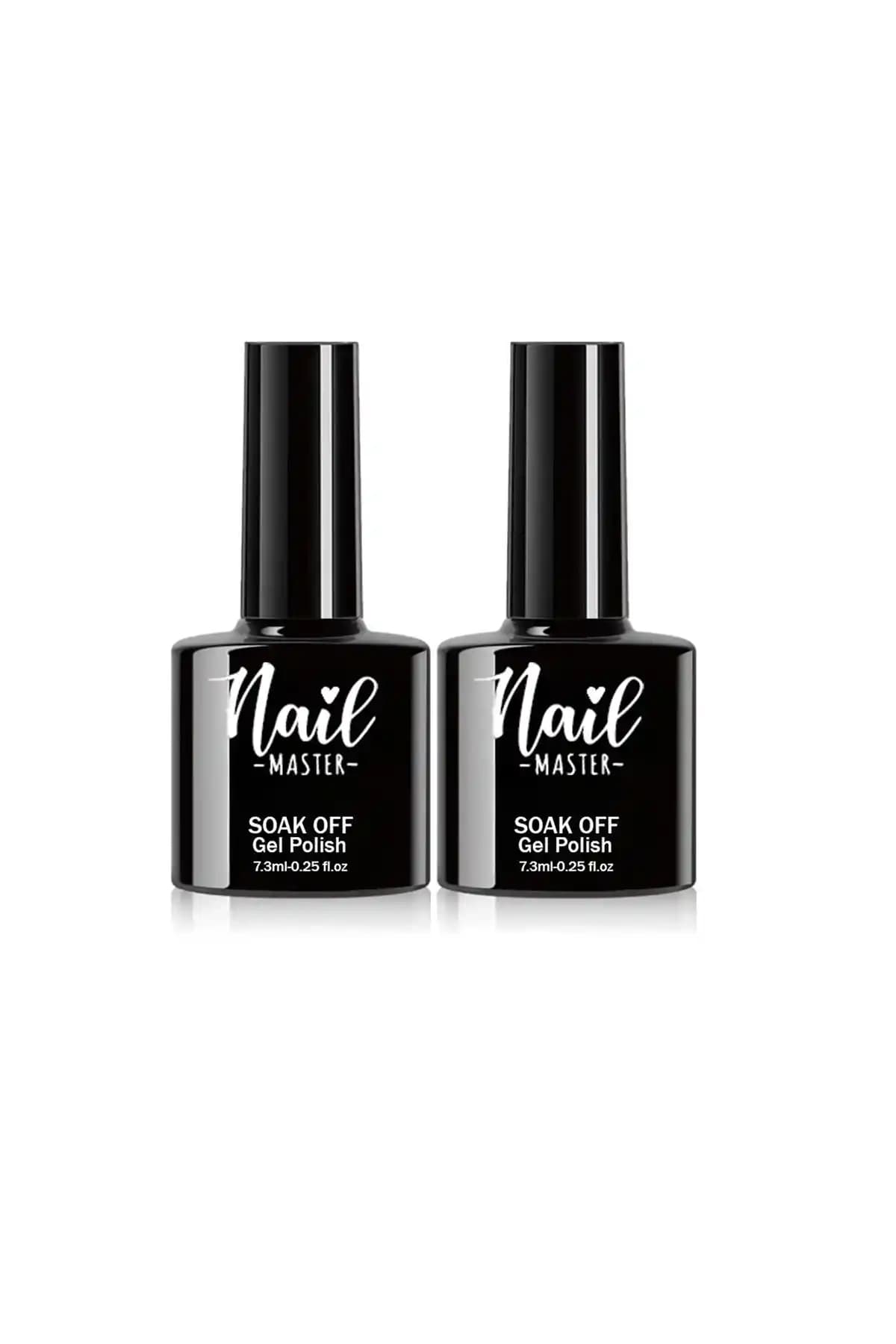 Nail Master Kalıcı Oje Protez Tırnak Seti Top Coat ve Base Coat ile Uzun Süreli Parlaklık