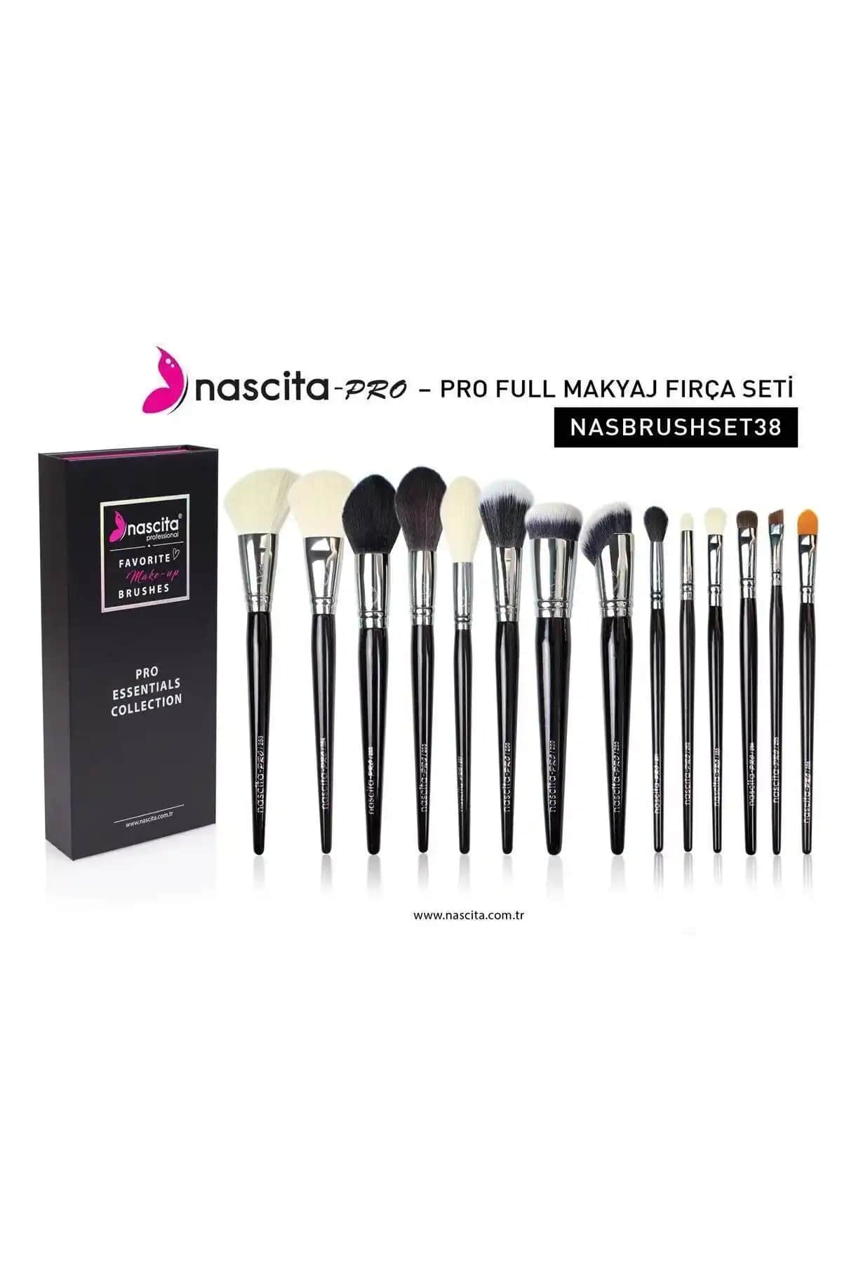 Nascita Pro Essentials Collection Fırça Seti 38 Profesyonel ve Günlük Makyaj İçin Uygun