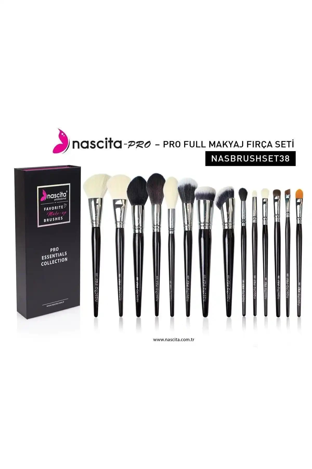 Nascita Pro Essentials Collection Fırça Seti 38 Profesyonel ve Günlük Makyaj İçin Uygun