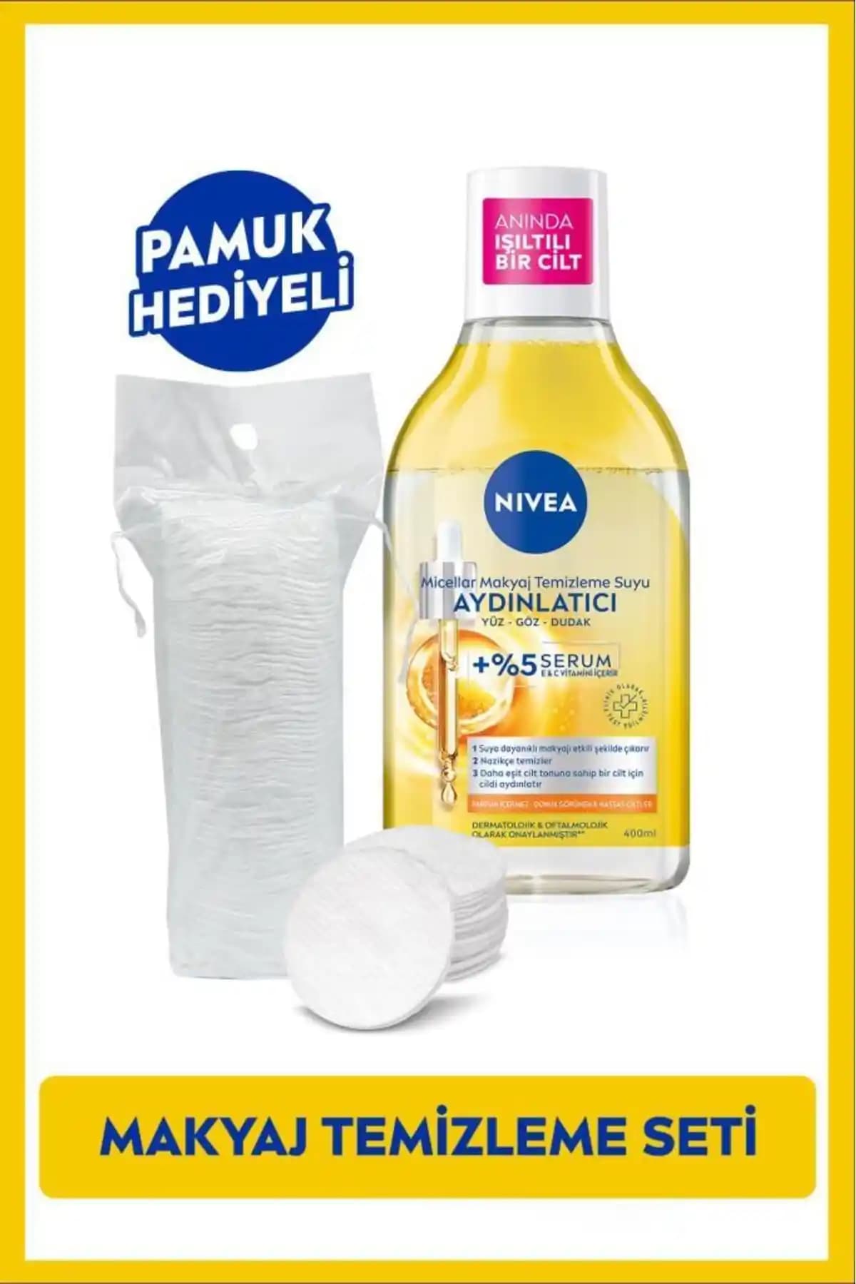 NIVEA Ay<dı>nlatıcı Micellar Makyaj Temizleme Suyu: Hassas Ciltler İçin Günlük Bakım Çözümü