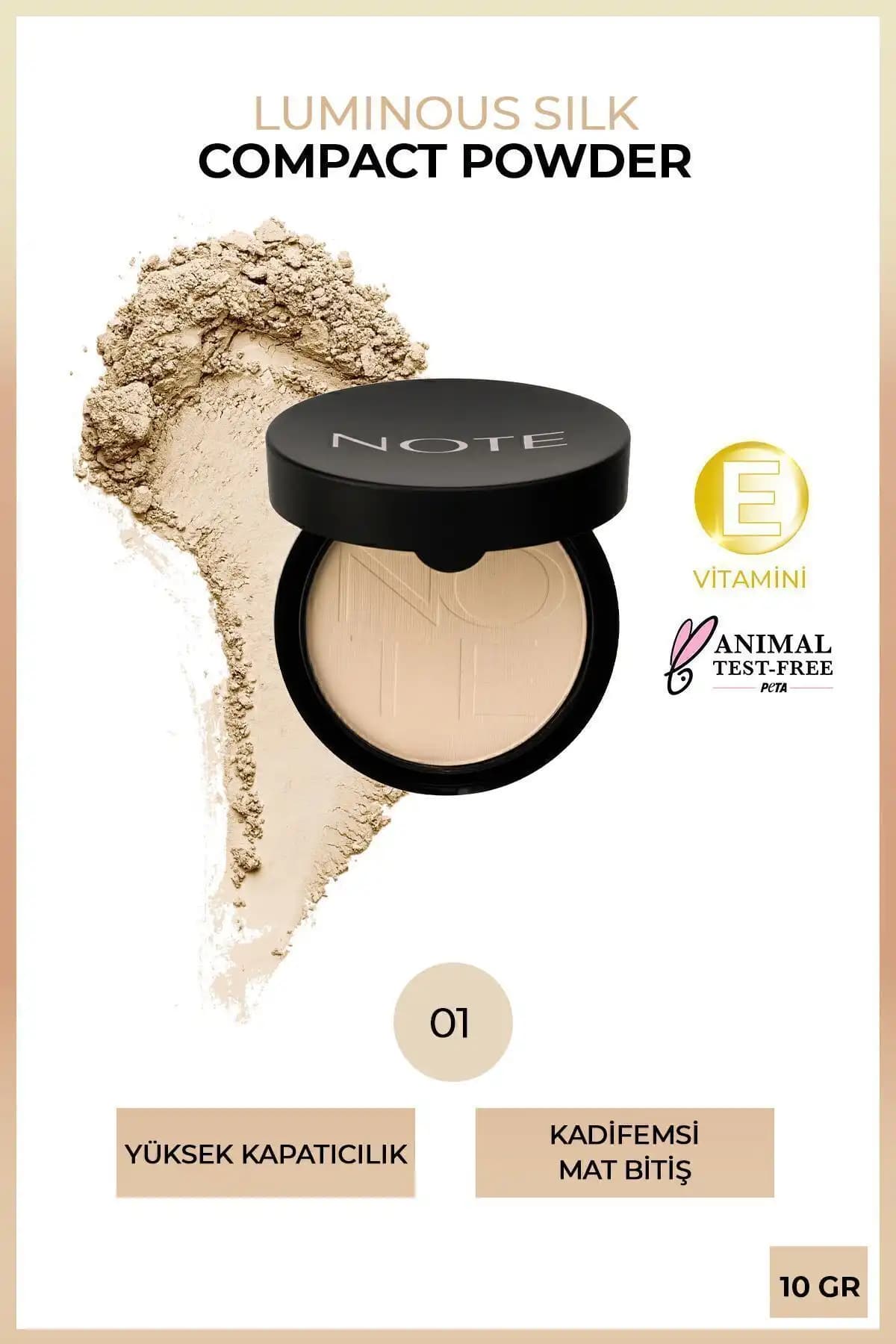 Note Cosmetics Luminous Silk Kompakt Pudra ile Doğal ve Kalıcı Makyaj Deneyimi