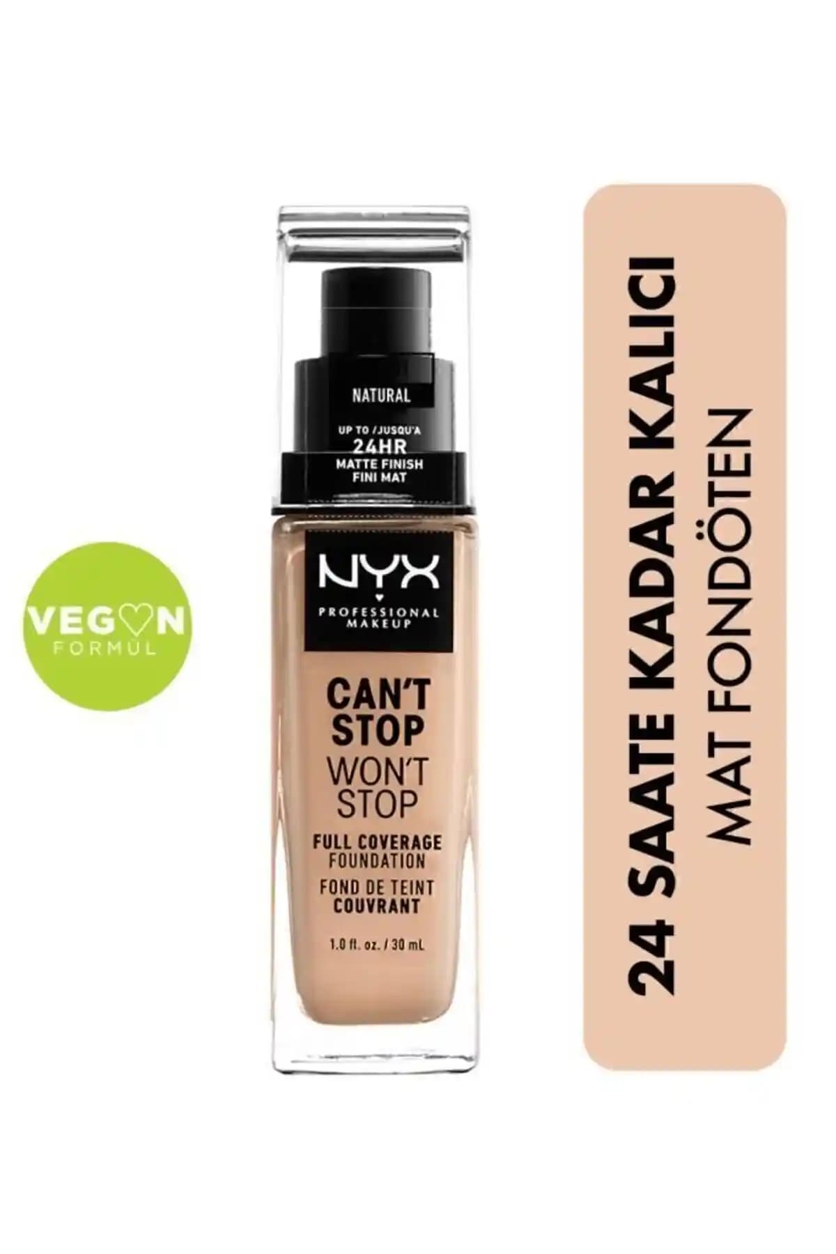 NYX Can't Stop Won't Stop Full Coverage Fondöten İncelemesi ve Kullanım Rehberi