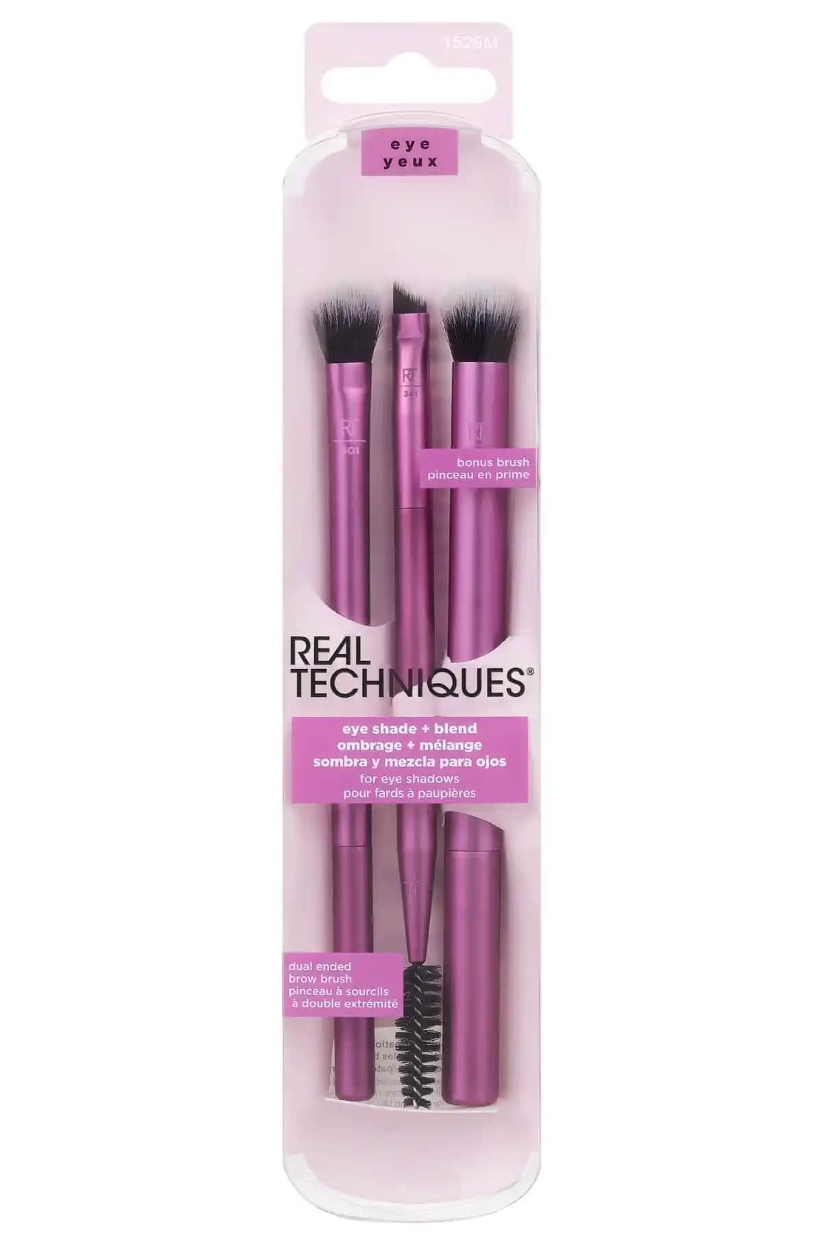 Real Techniques Göz Shade Blend Fırça Seti Profesyonel ve Çevre Dostu Makyaj Çözümü