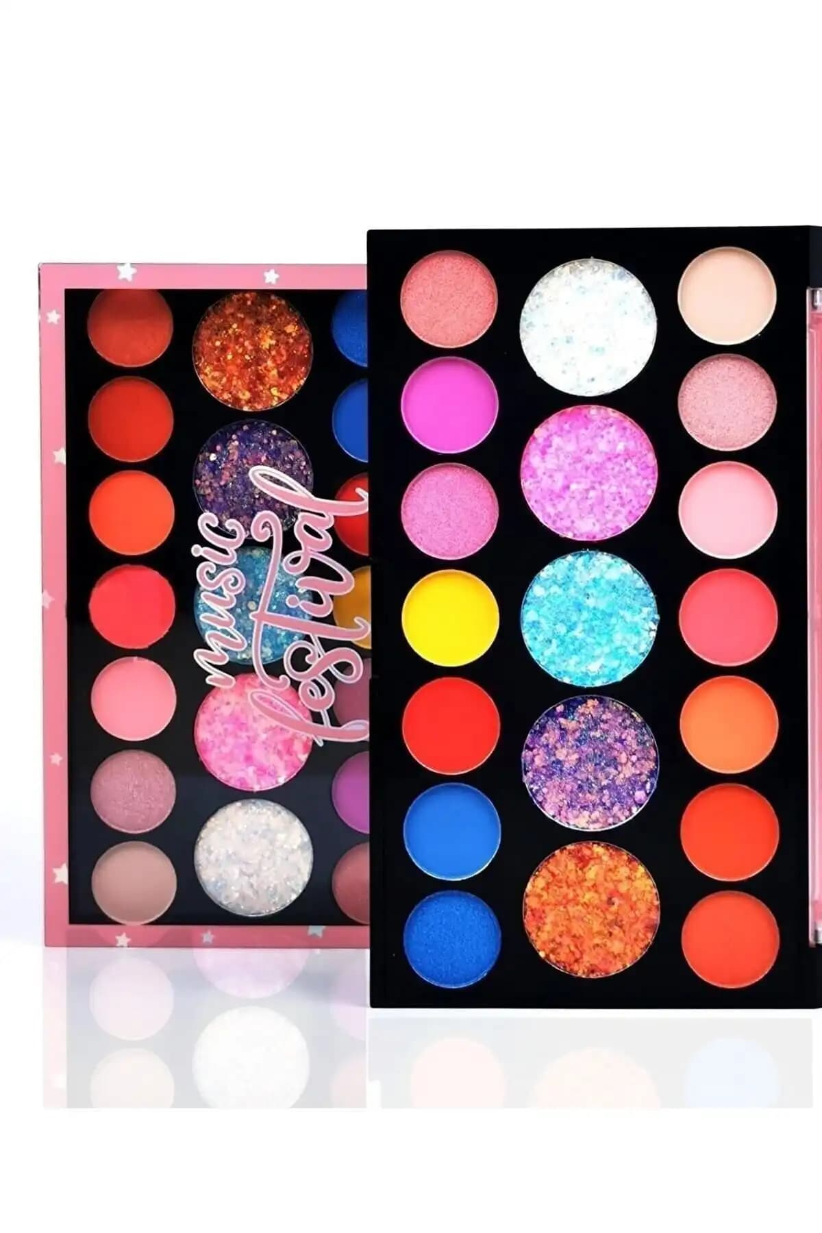 Lady Beauty Flamingo Holiday ve Rival Beauty Music Festival Makyaj Paletleri Karşılaştırması 2