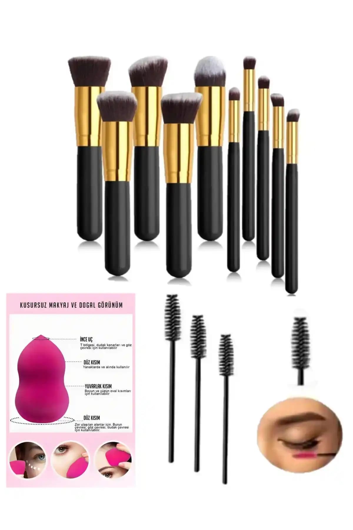 Lavider Makyaj Seti: Günlük ve Profesyonel Kullanım İçin Çok Yönlü Makyaj Fırça Seti