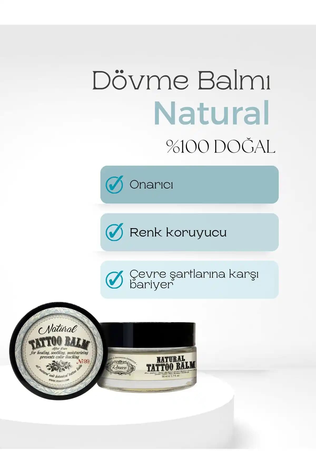 Rosece Doğal Dövme Kremi ile Dövmenizin Parlaklığını ve Sağlığını Uzun Süre Koruyun