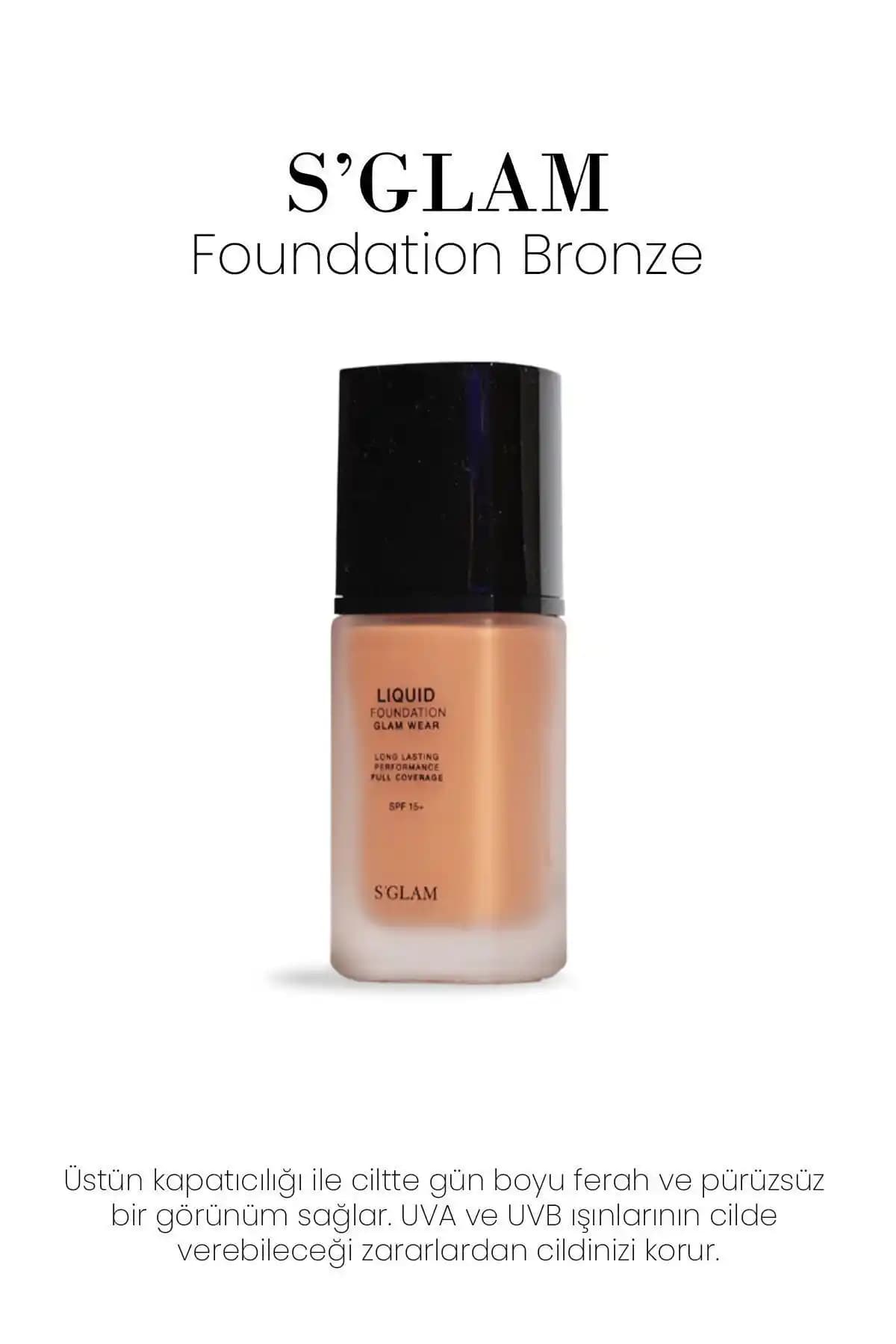 S'GLAM Fondöten Tan Spf15: Yüksek Kapatıcılık ve Doğal Görünüm Sunan Makyaj Ürünü