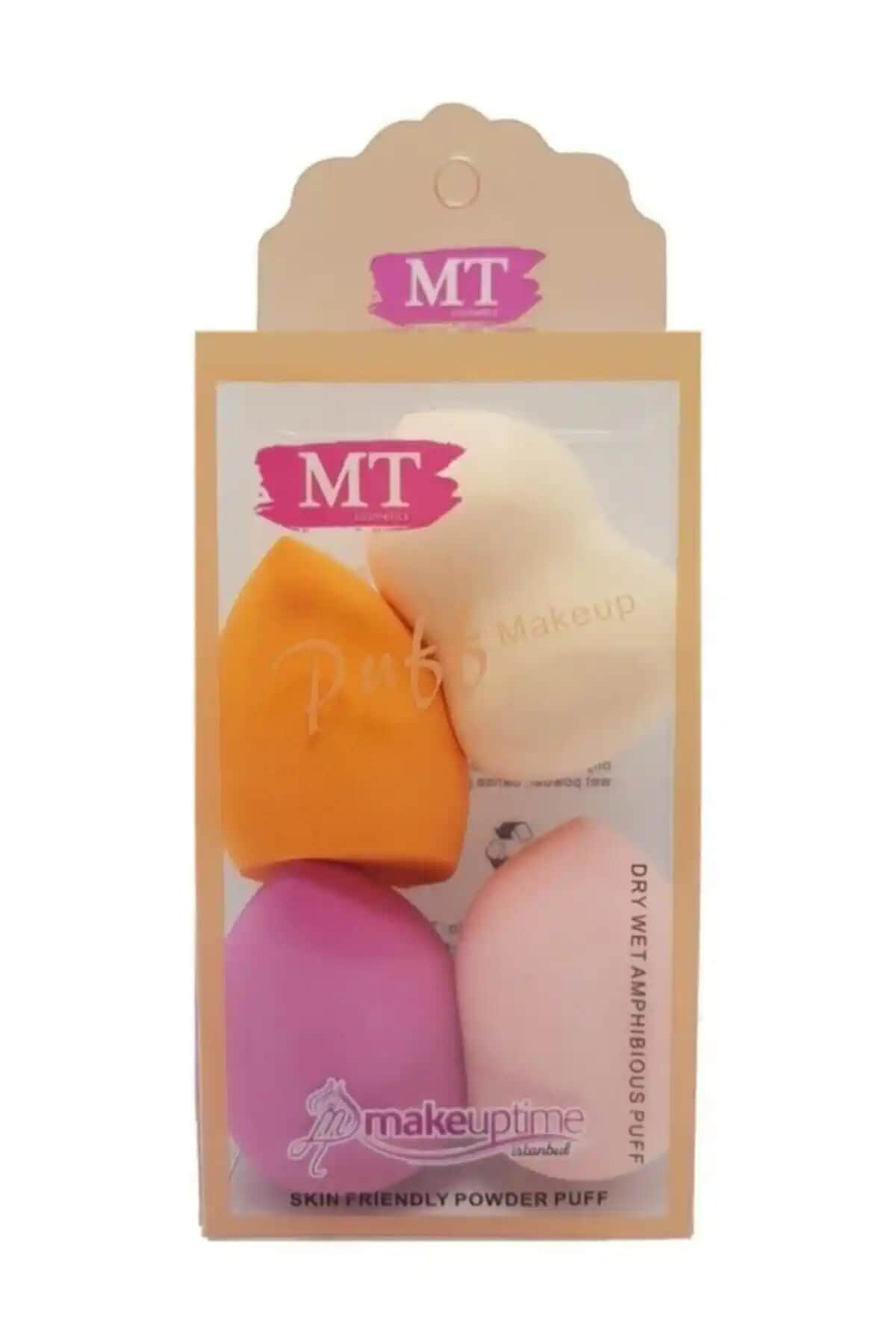 Makeuptime Soft Mt Armut Süngerleri: Renkli ve Yumuşak Makaj Süngeri Seti Türkiye Menşei