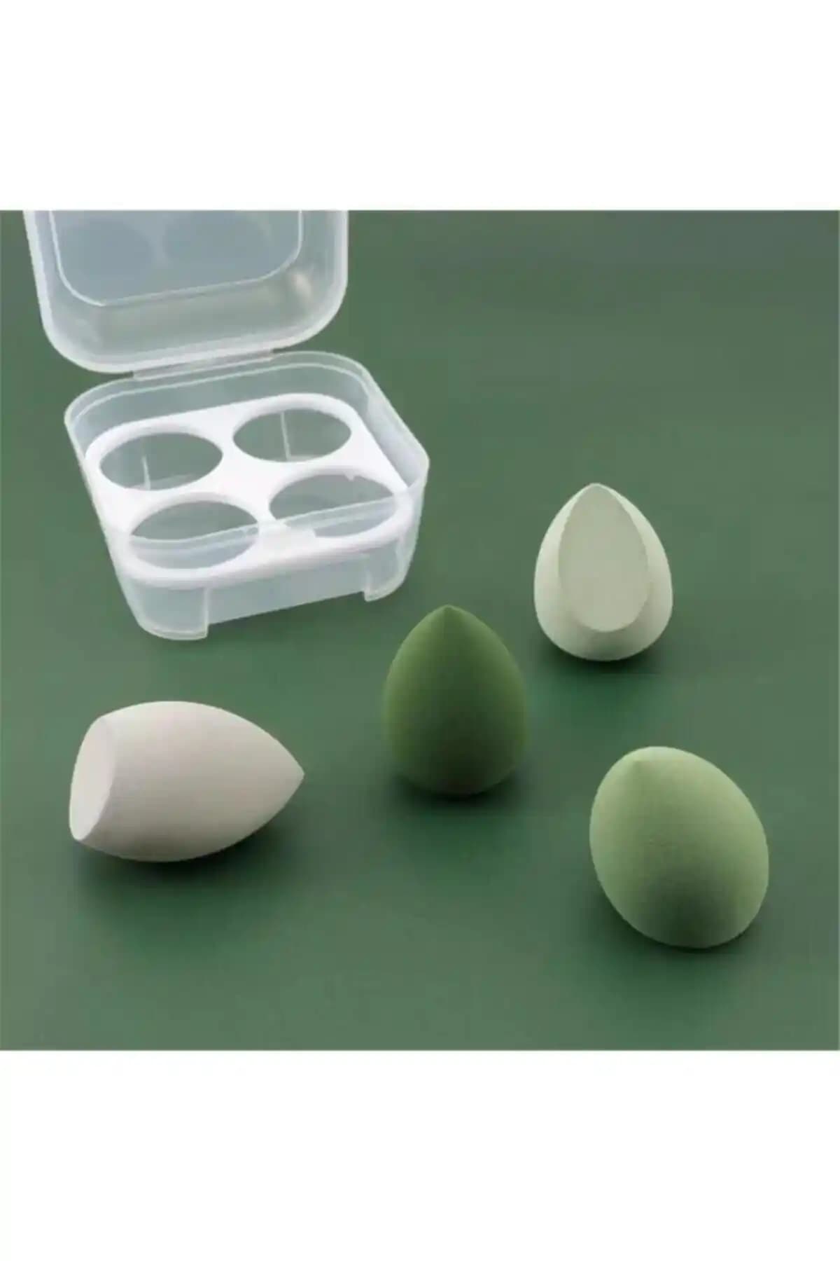 Sildne 4 Adet Makyaj Süngeri ve Saklama Kabı ile Makyaj Rutininizi Geliştirin