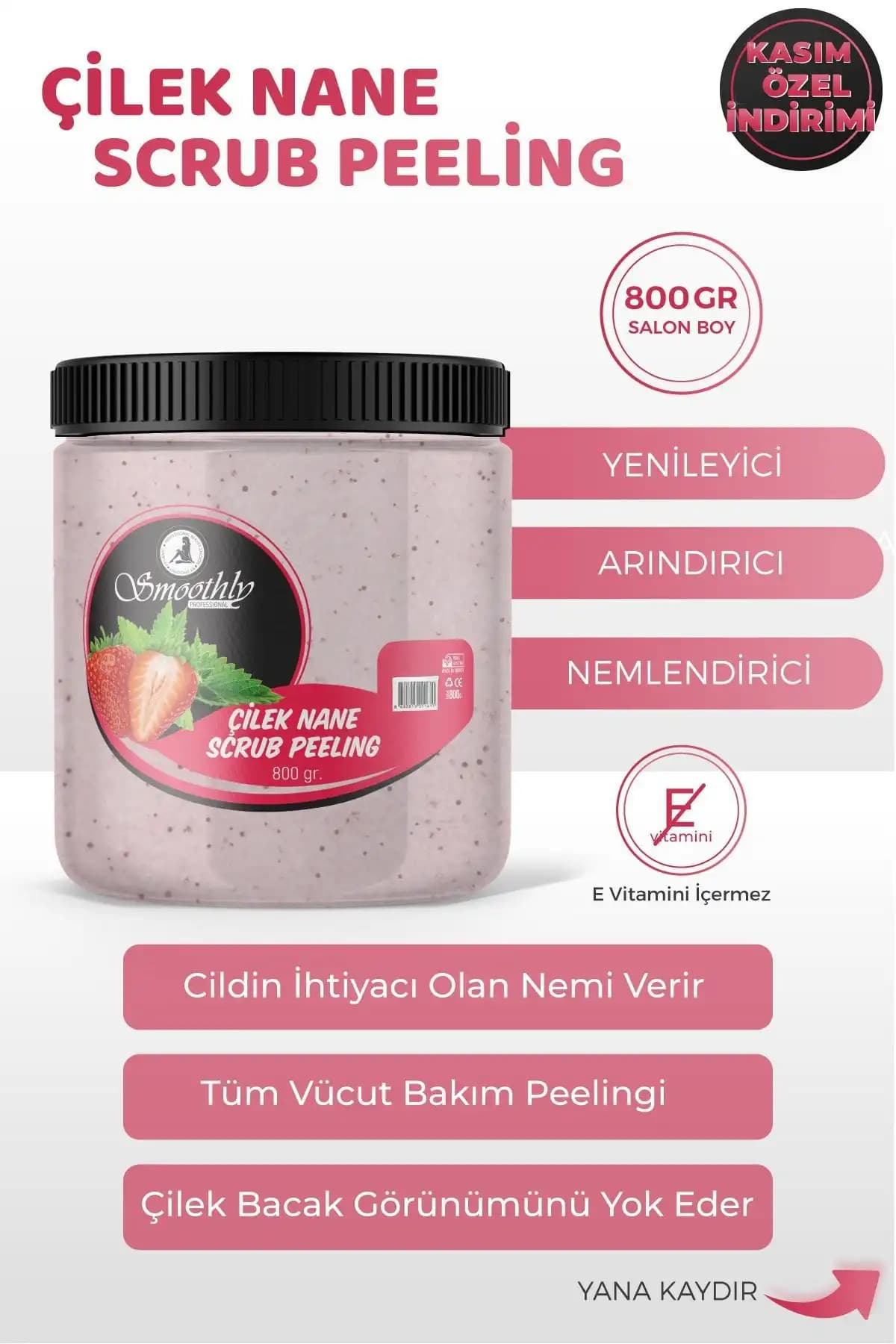 Smoothly Peeling Ürünleri Karşılaştırması: Çilek ve Nane Aromalı ve Epilasyon Sonrası Peeling 1