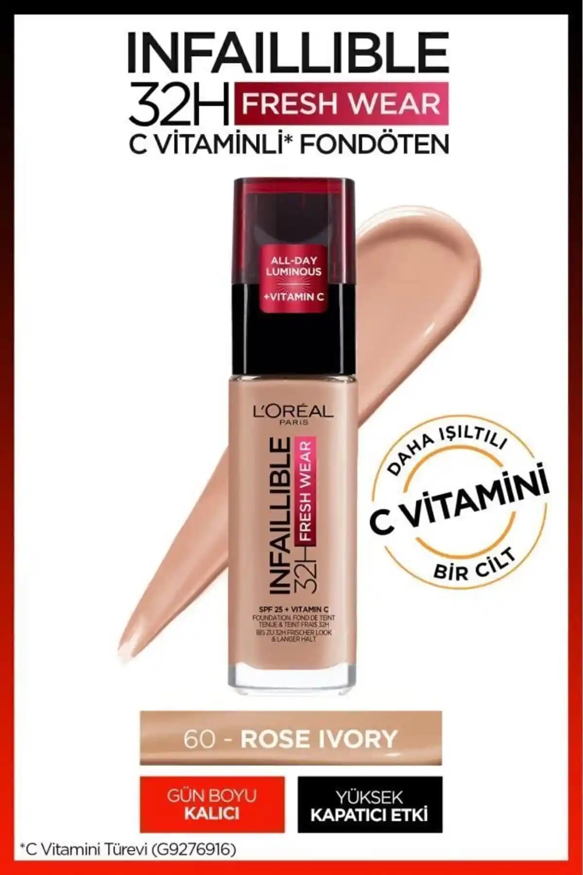 L'Oreal Paris Infaillible 32h Fresh Wear C Vitaminli Fondöten Karşılaştırması ve Seçim Rehberi