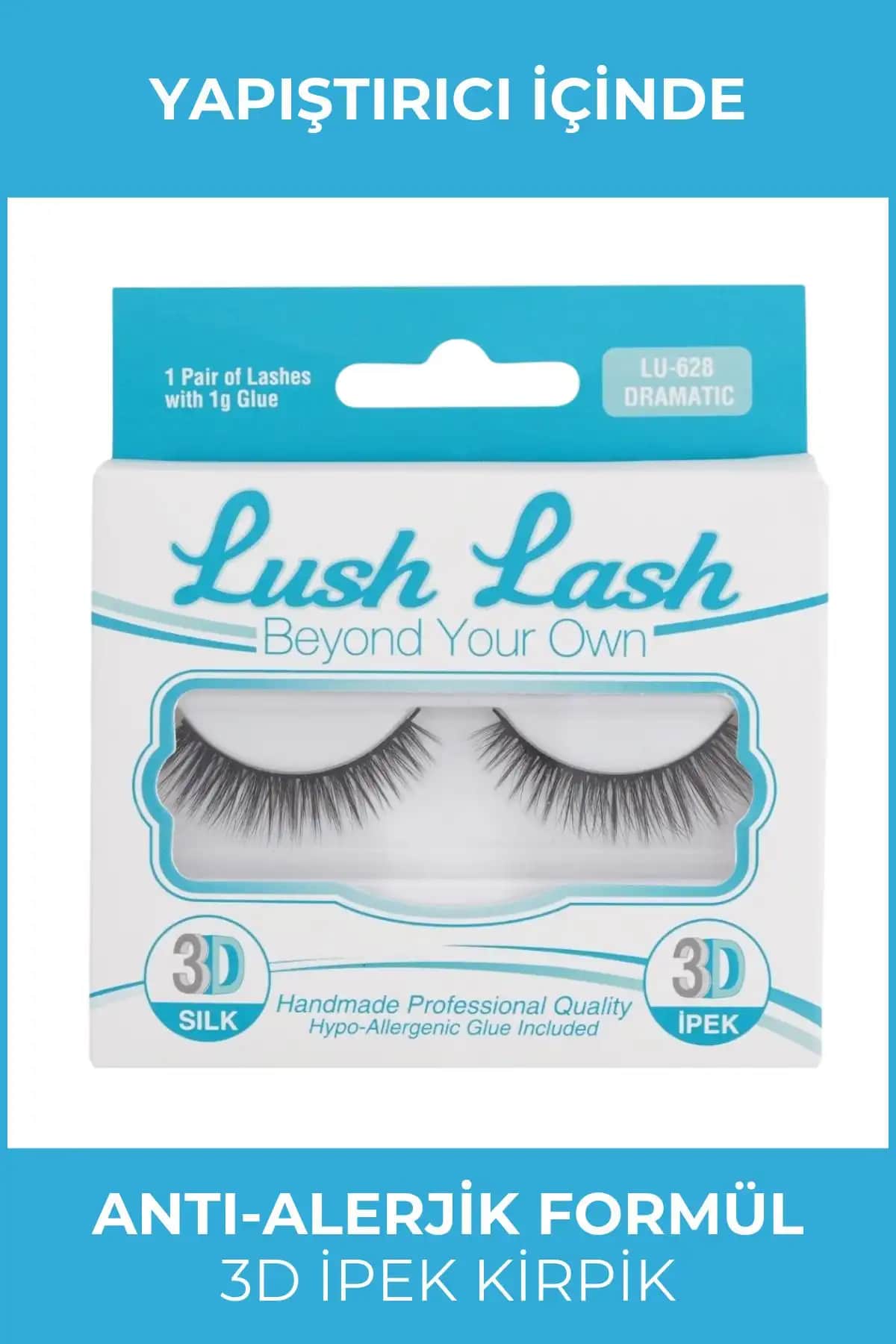 Lush Lash Takma 3D İpek Kirpikler ve Trio Tekli Kirpikler Karşılaştırması