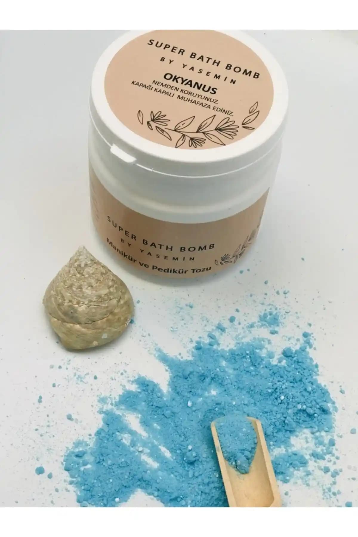 Super Bath Bomb Manikür ve Pedikür Tozu ile Doğal ve Ferahlatıcı Bakım Deneyimi